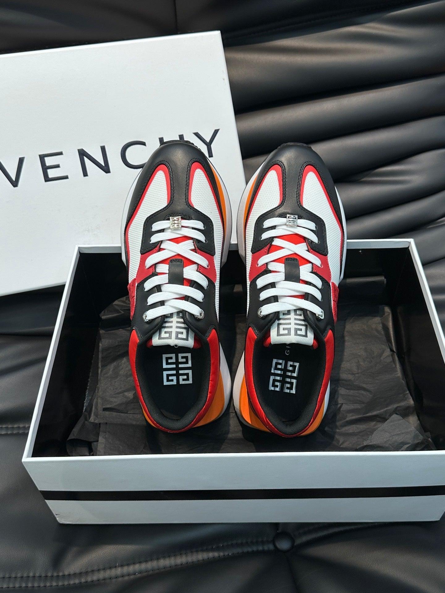 GVC Black and Red Sneakers-014 Designer Sneakers