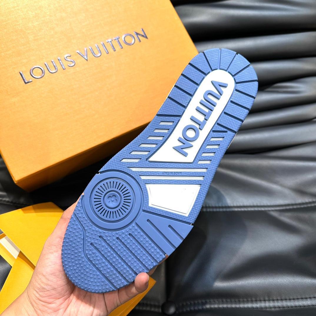 LUV Trainer Blue and Grey Denim Sneakers -071 Designer Sneakers