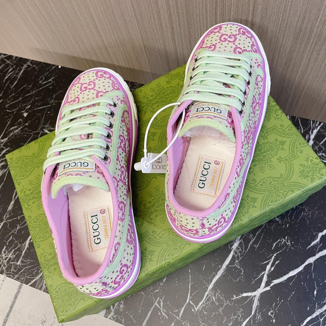 GCI Pink Tennis Sneakers-045 Designer Sneakers