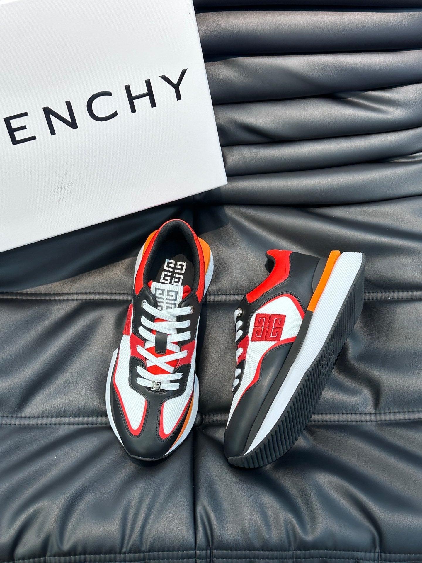 GVC Black and Red Sneakers-014 Designer Sneakers