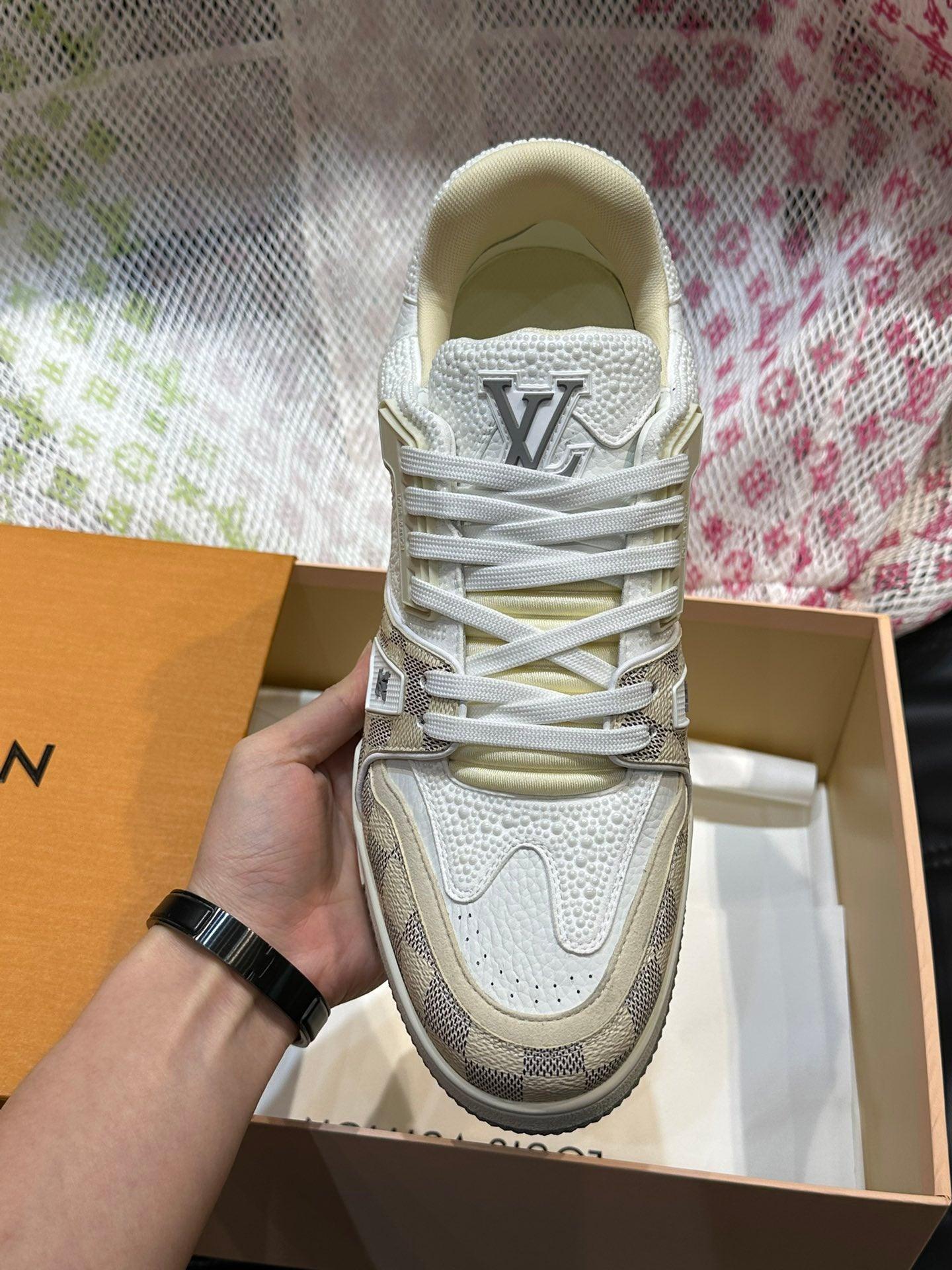 LUV Creme Trainer Sneakers-082 Designer Sneakers