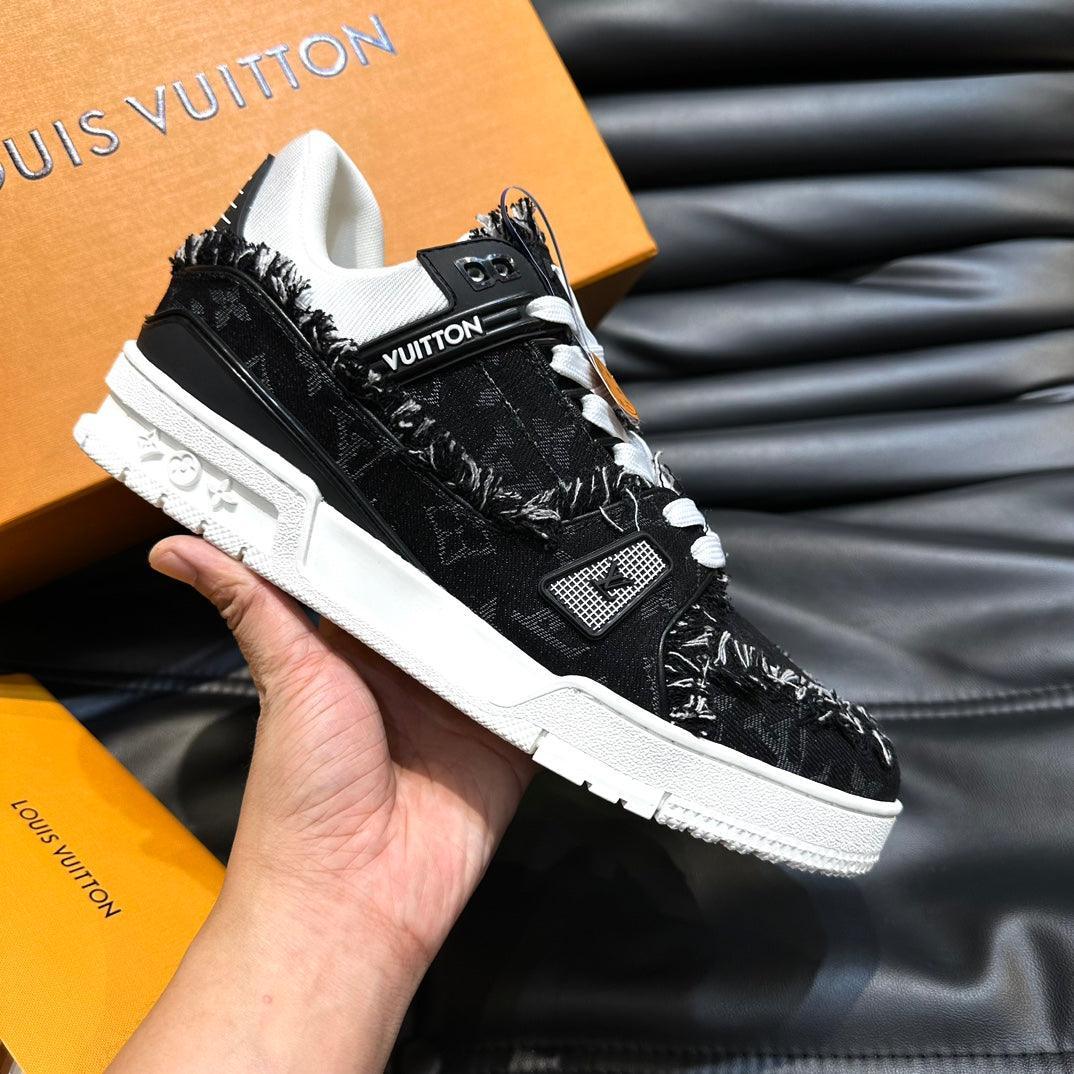 LUV Trainer Black Denim Sneakers -069 Designer Sneakers