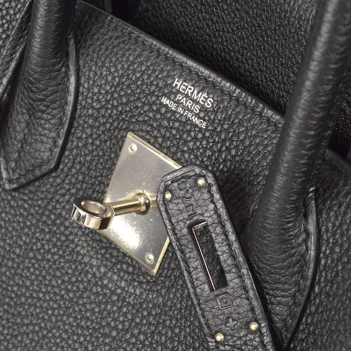 BIRKIN 30 Black Togo Kilta bags