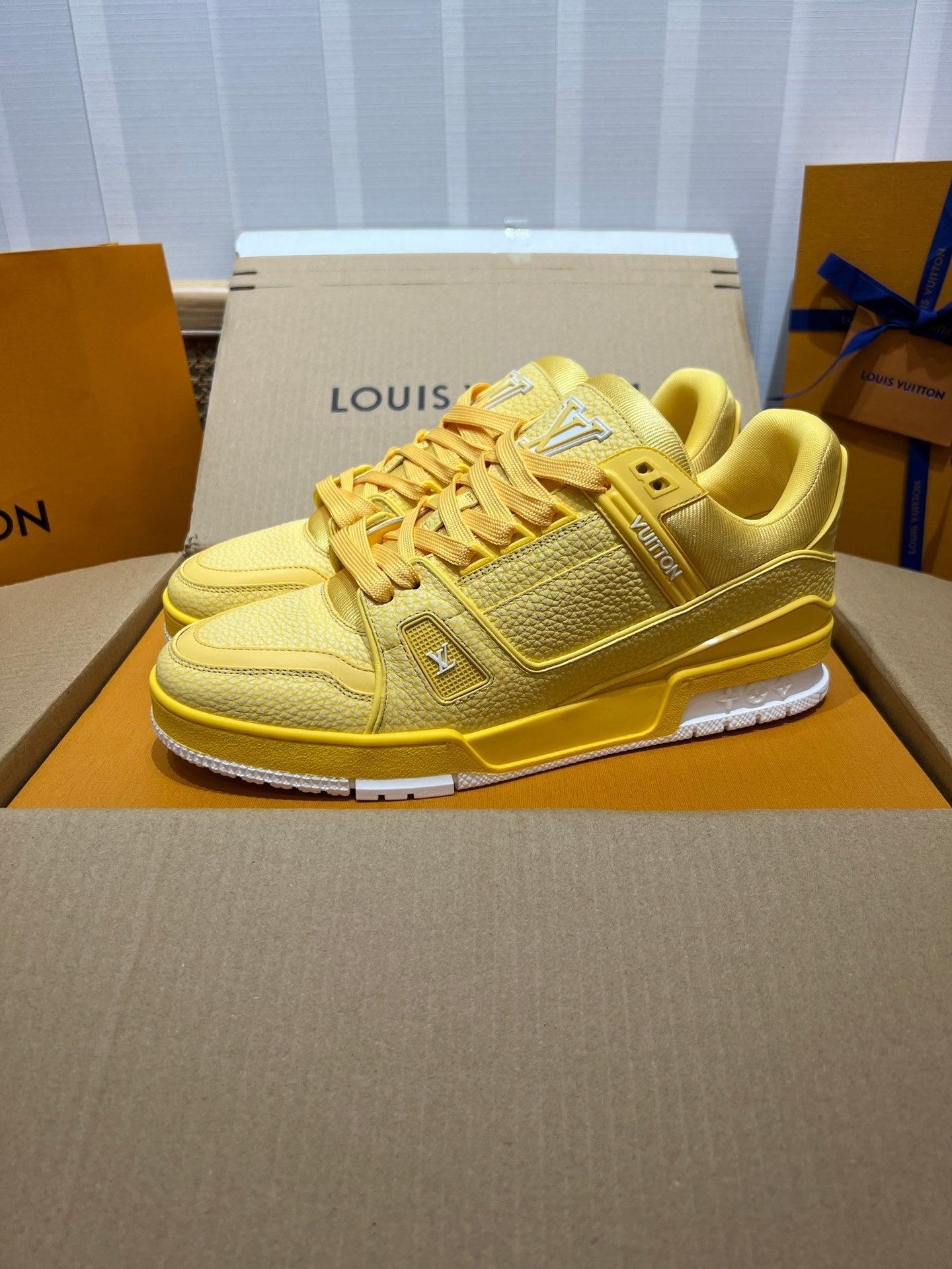 LUV Yellow Trainer Sneakers-080 Designer Sneakers