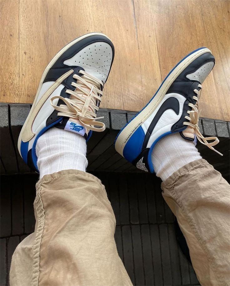 Custom Fragment x Travis Scott x Air Jordan 1 Low DM7866 140 - sneakershuborg