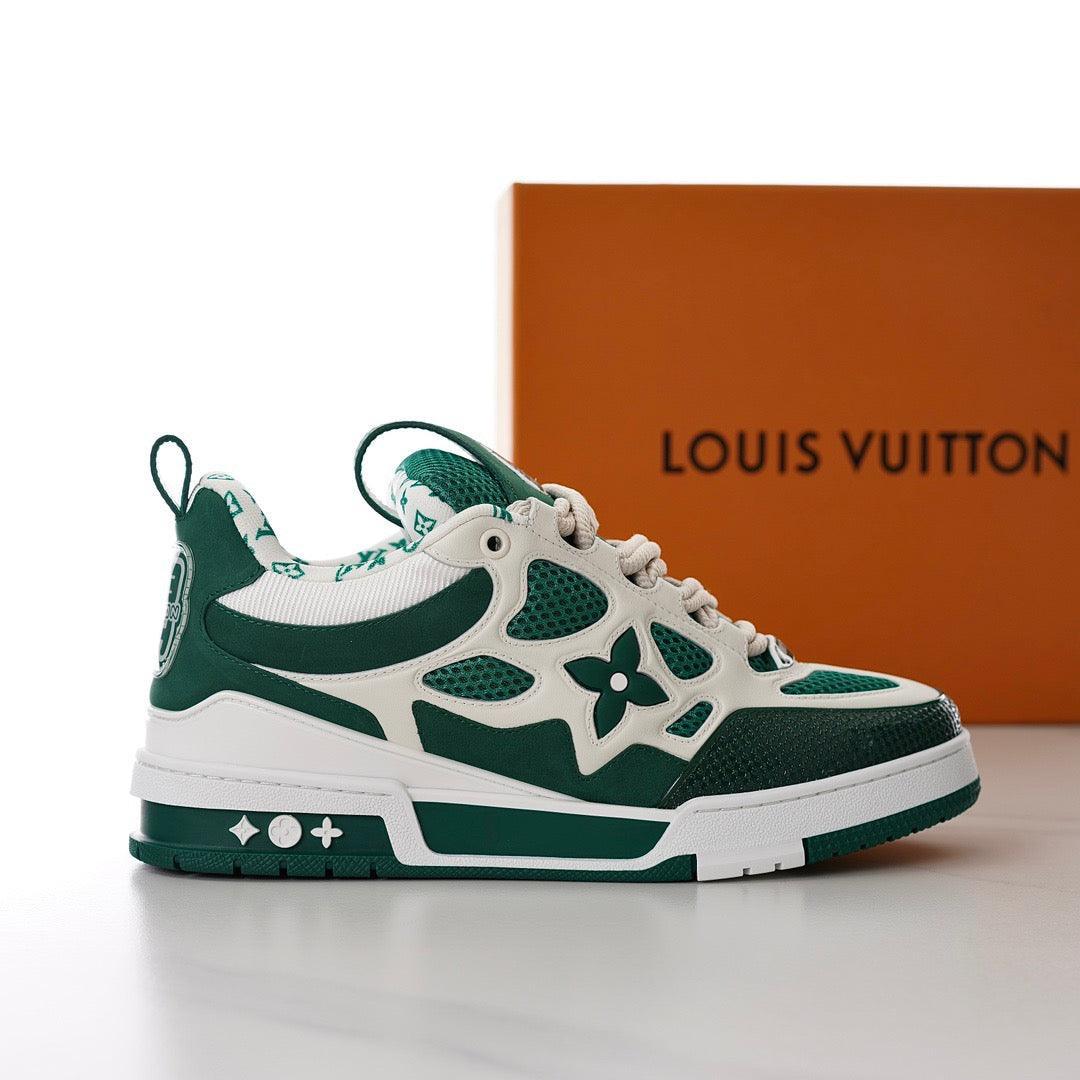 LUV Green Skate Sneakers-098 Designer Sneakers