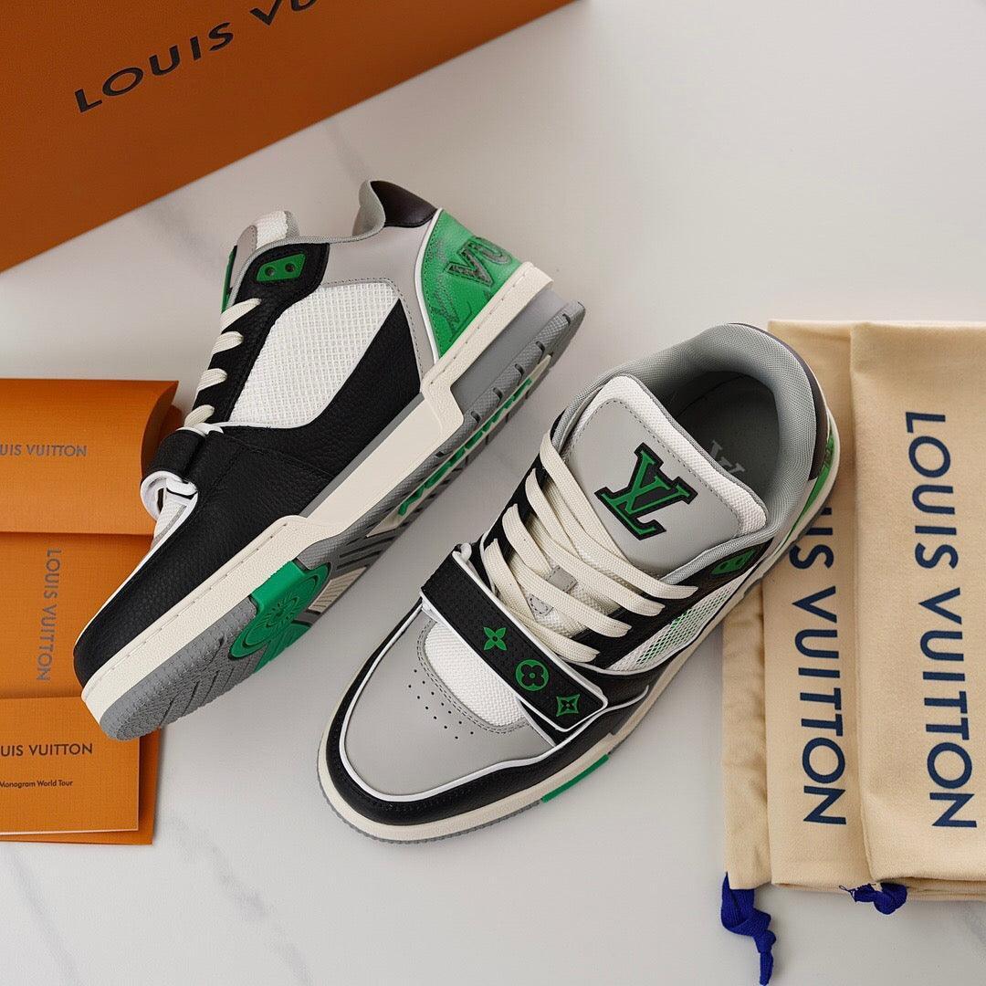 LUV Trainer Green Sneakers-093 Designer Sneakers