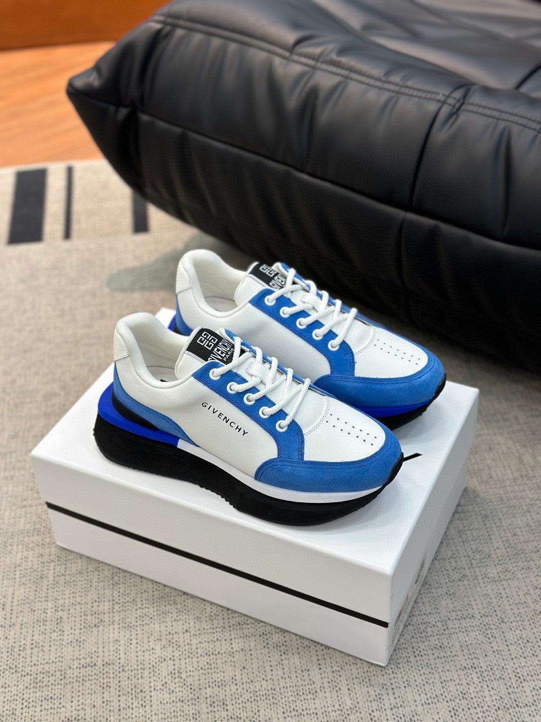 GVC Blue and White Sneakers-017 Designer Sneakers
