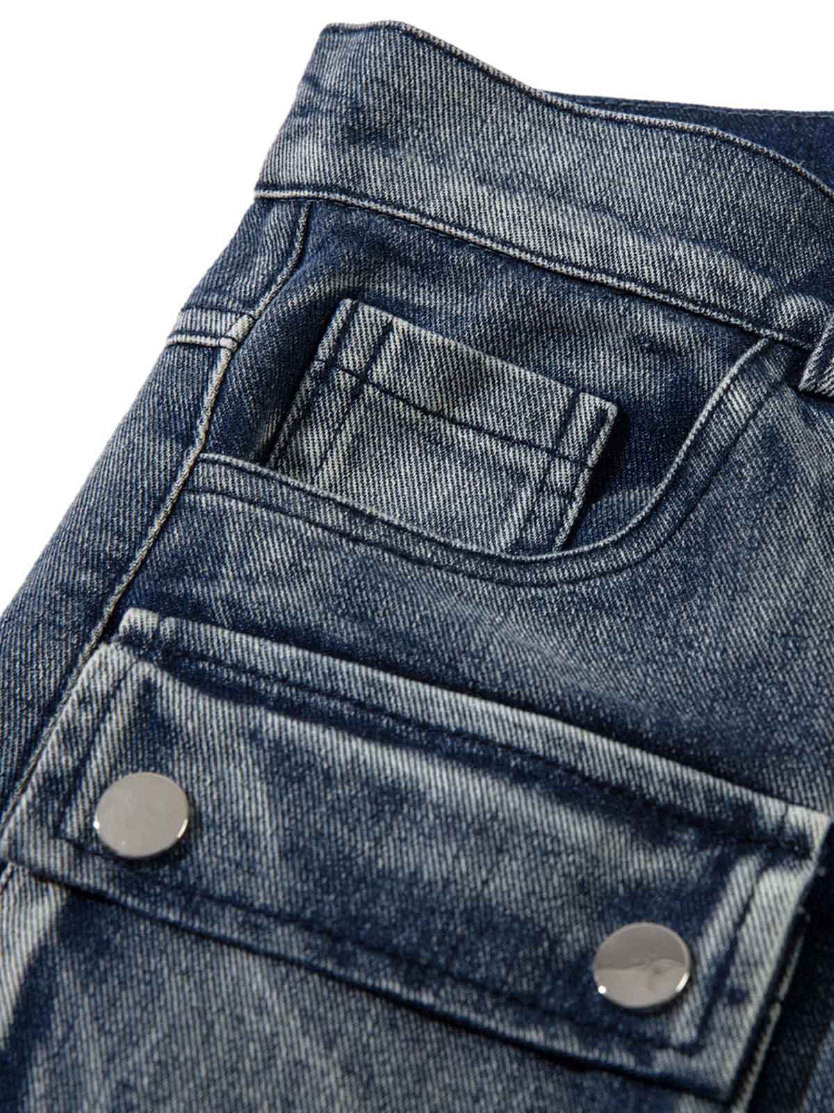 Goatlv High Street Embroidery Hip-Hop Jeans - 2122 - Goatlv