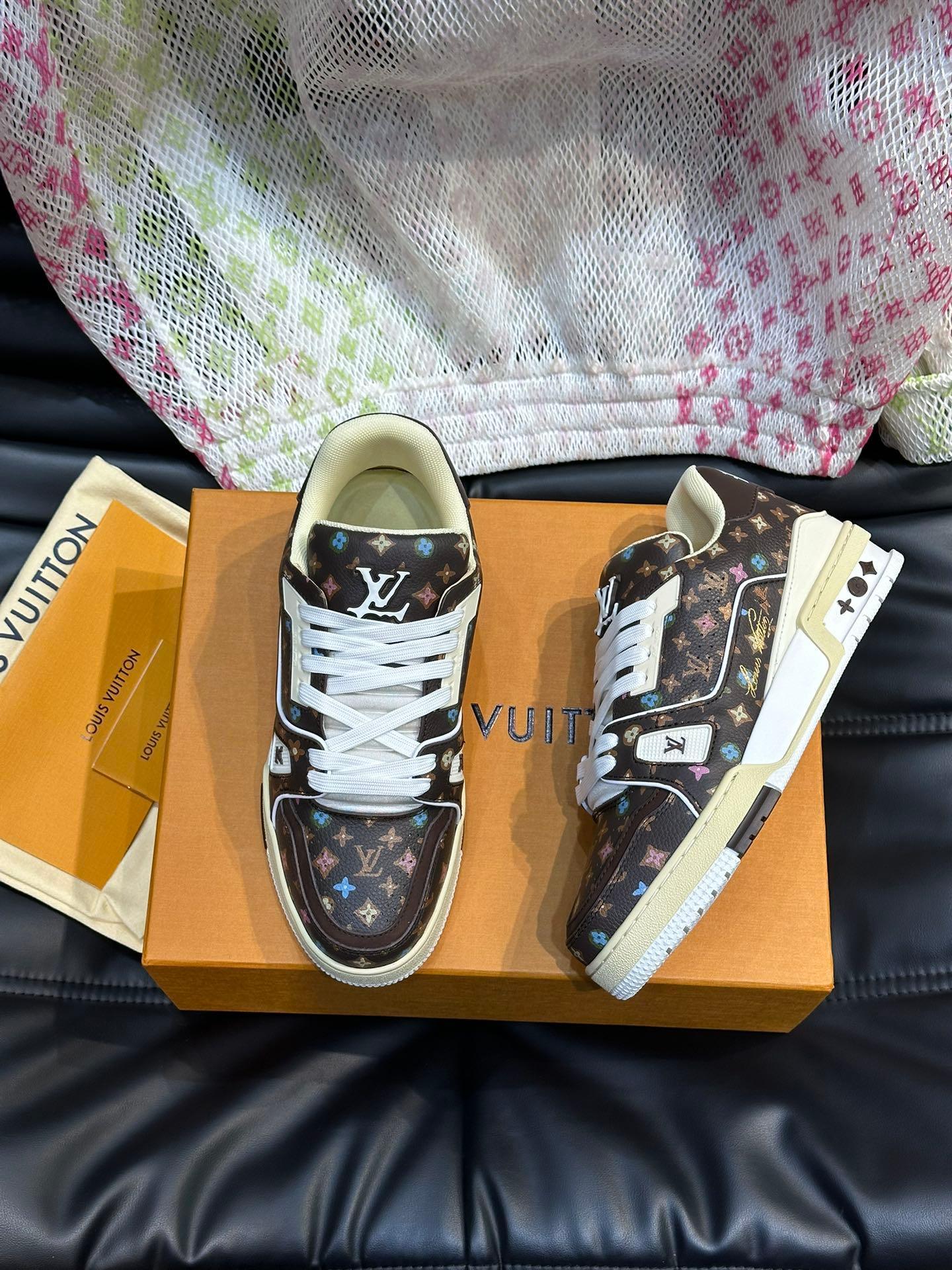 LUV Brown Trainer Sneakers-085 Designer Sneakers