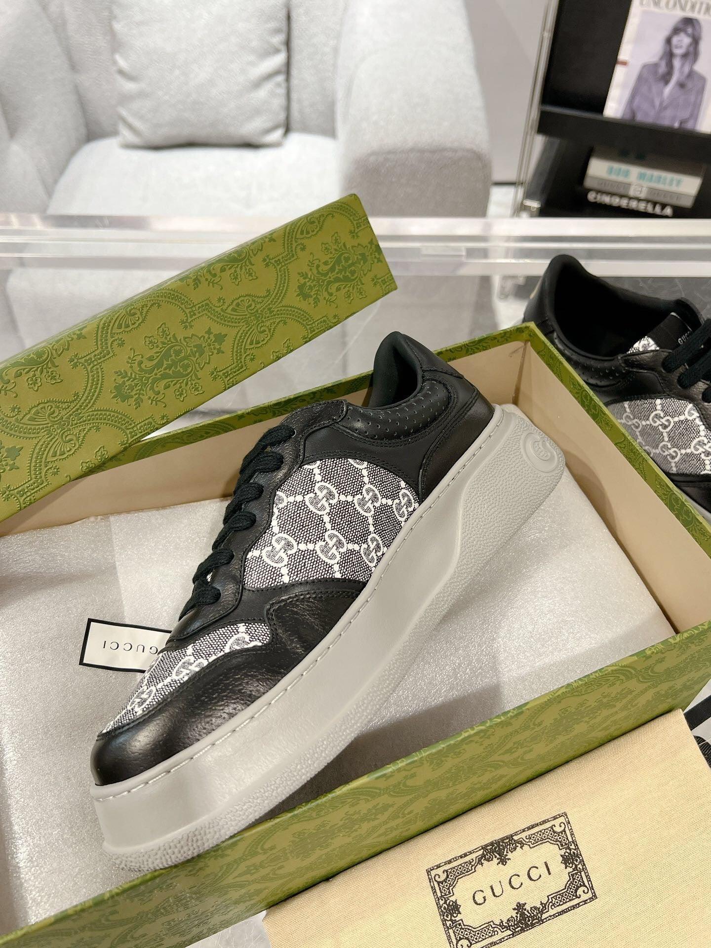 GCI Men's Black and Grey Supreme Canvas Sneakers-184 Designer Sneakers