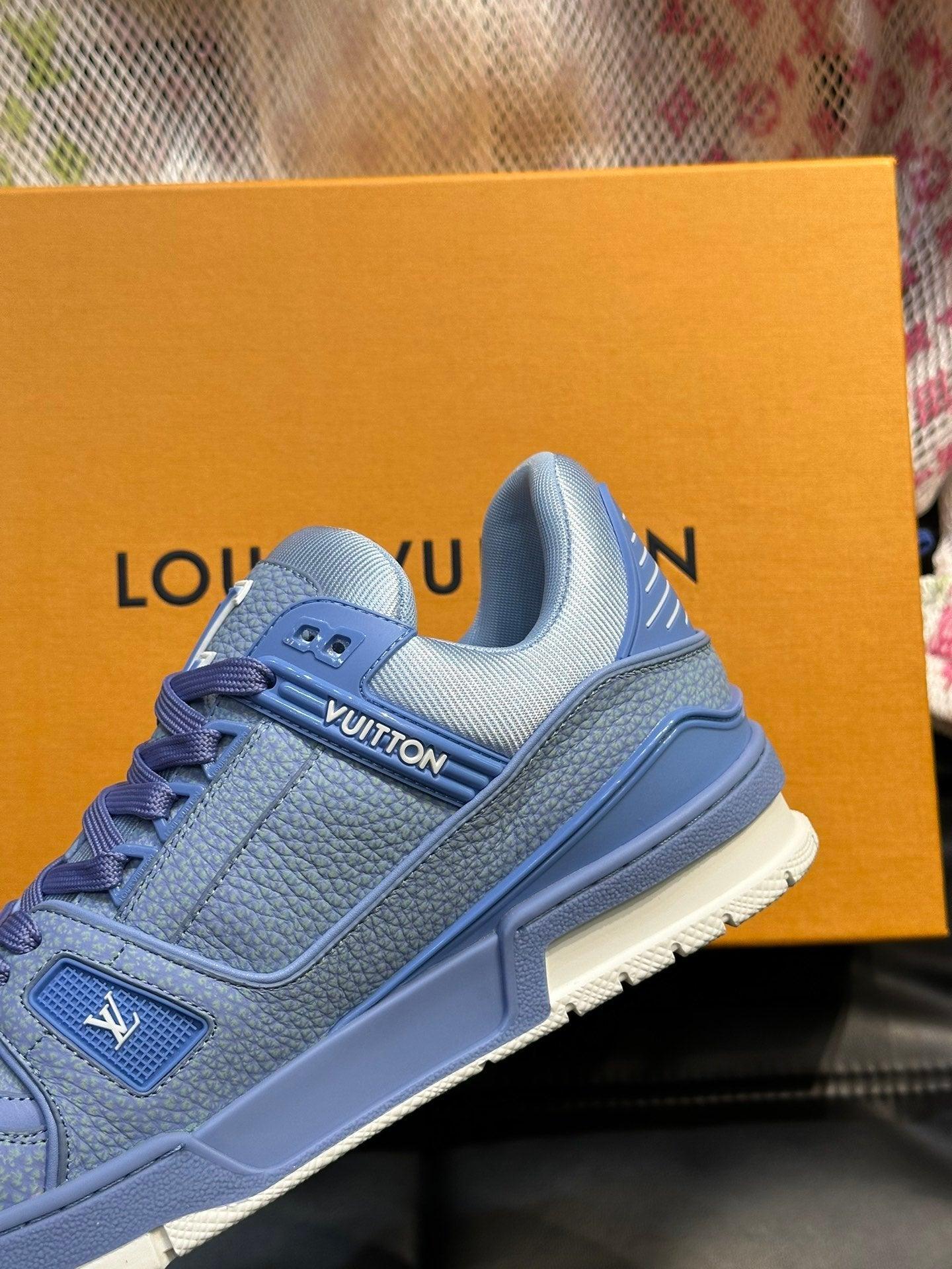 LUV Blue Trainer Sneakers-083 Designer Sneakers