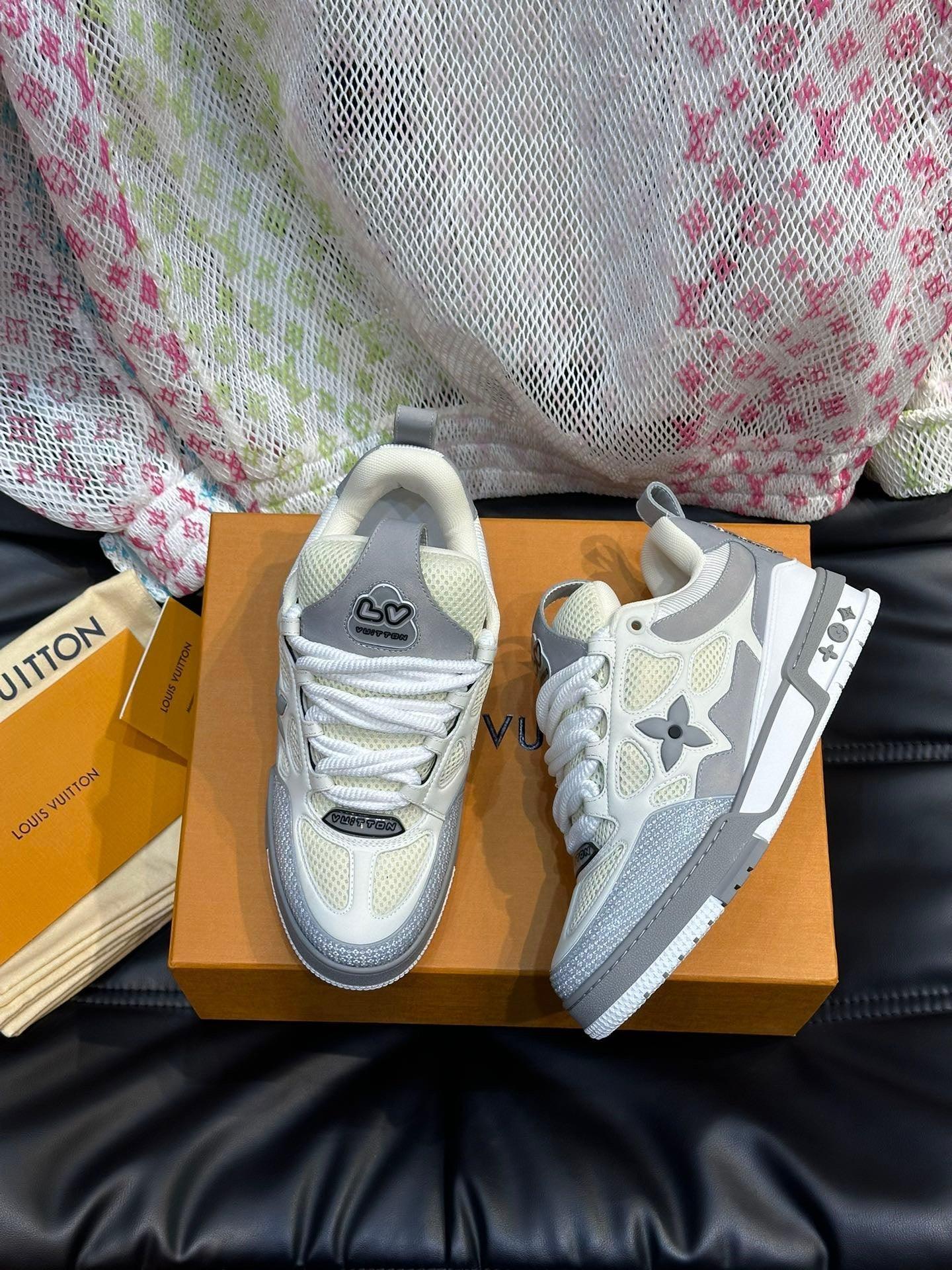 LUV Skate Grey Sneakers-091 Designer Sneakers
