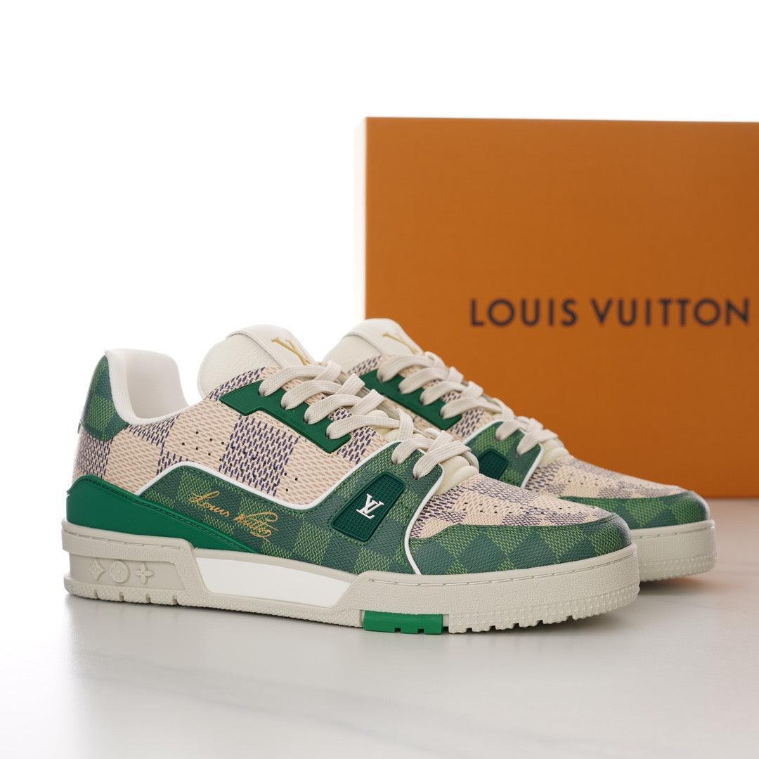 LUV Trainer Green Sneakers-104 Designer Sneakers