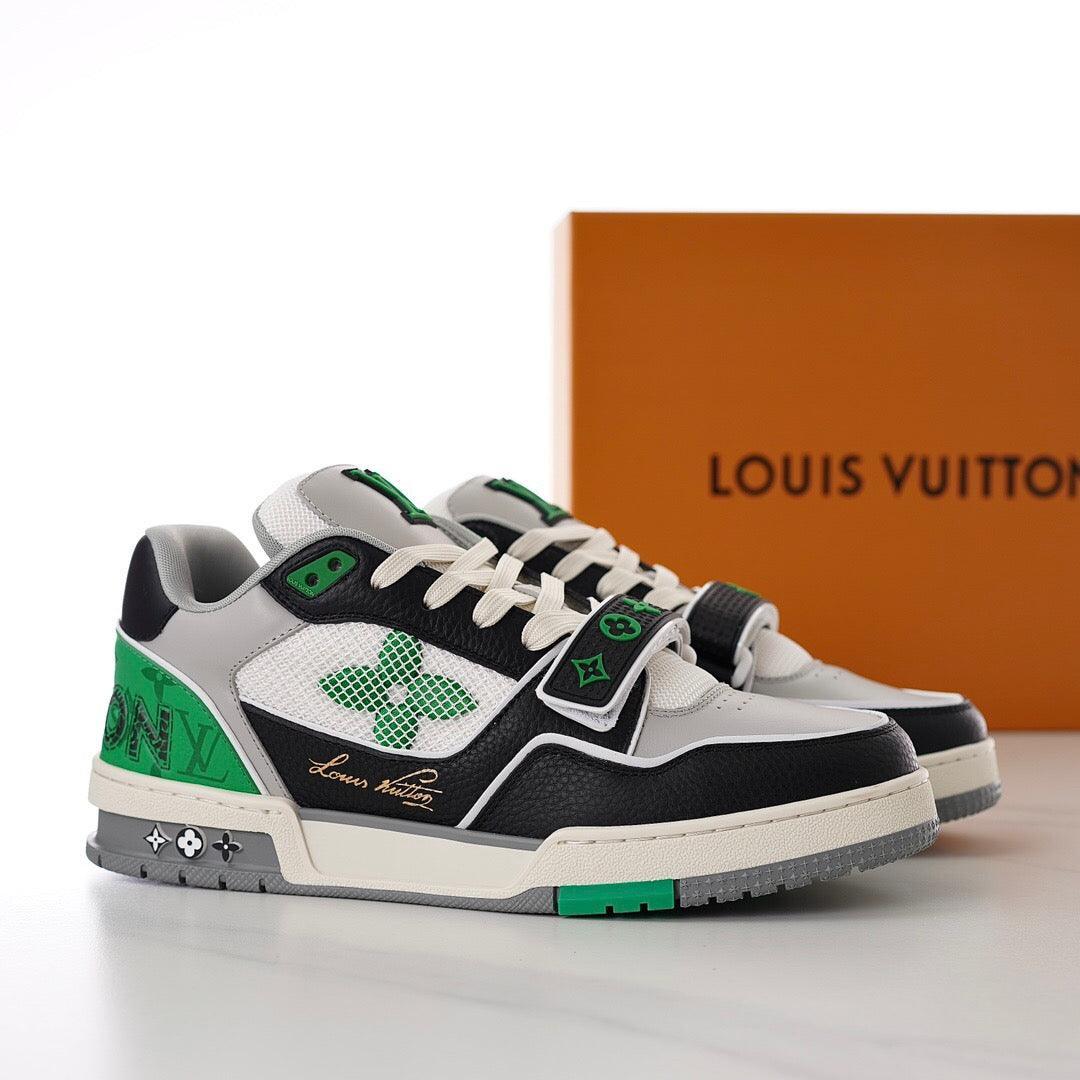 LUV Trainer Green Sneakers-093 Designer Sneakers