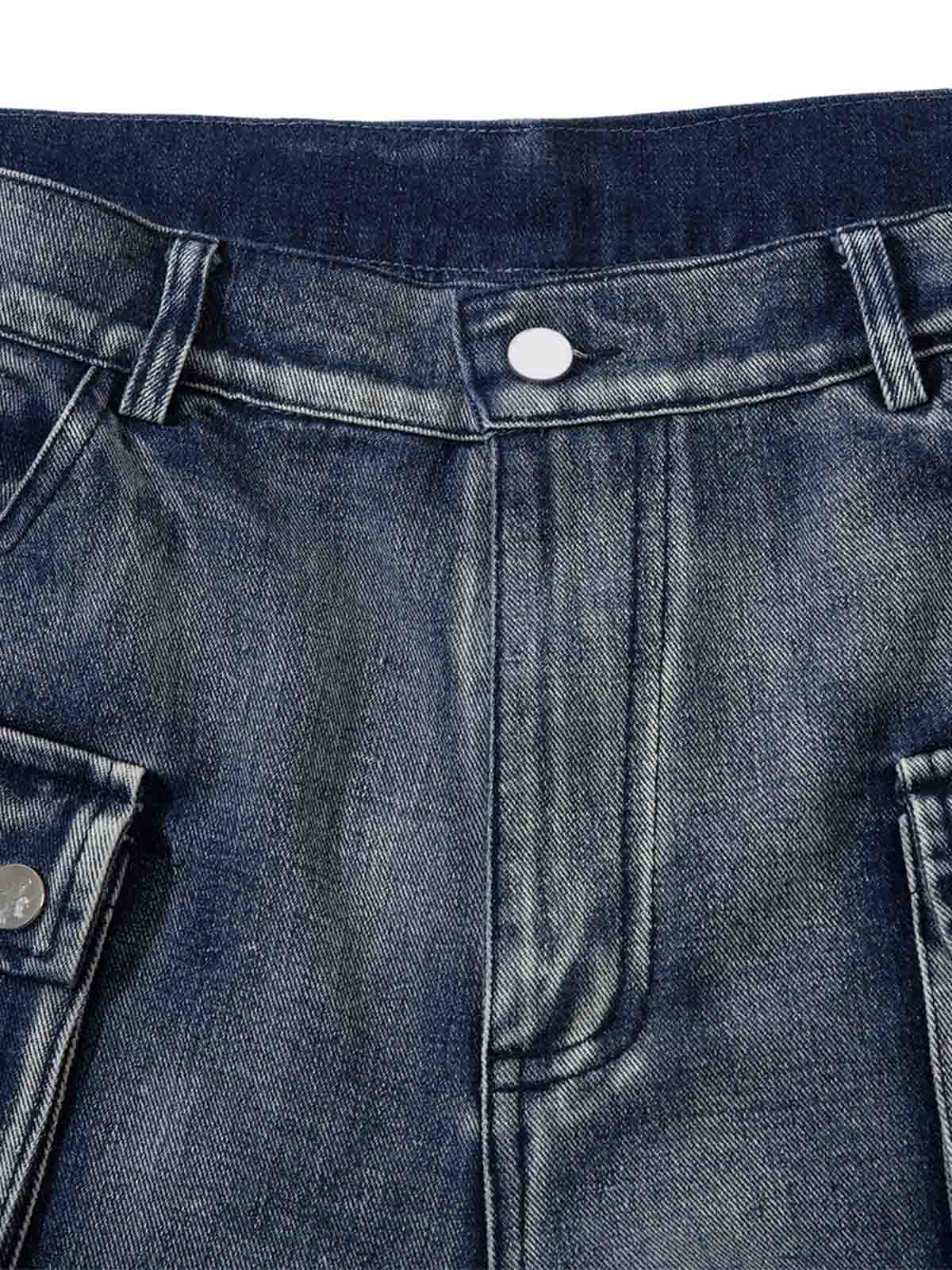 Goatlv High Street Embroidery Hip-Hop Jeans - 2122 - Goatlv