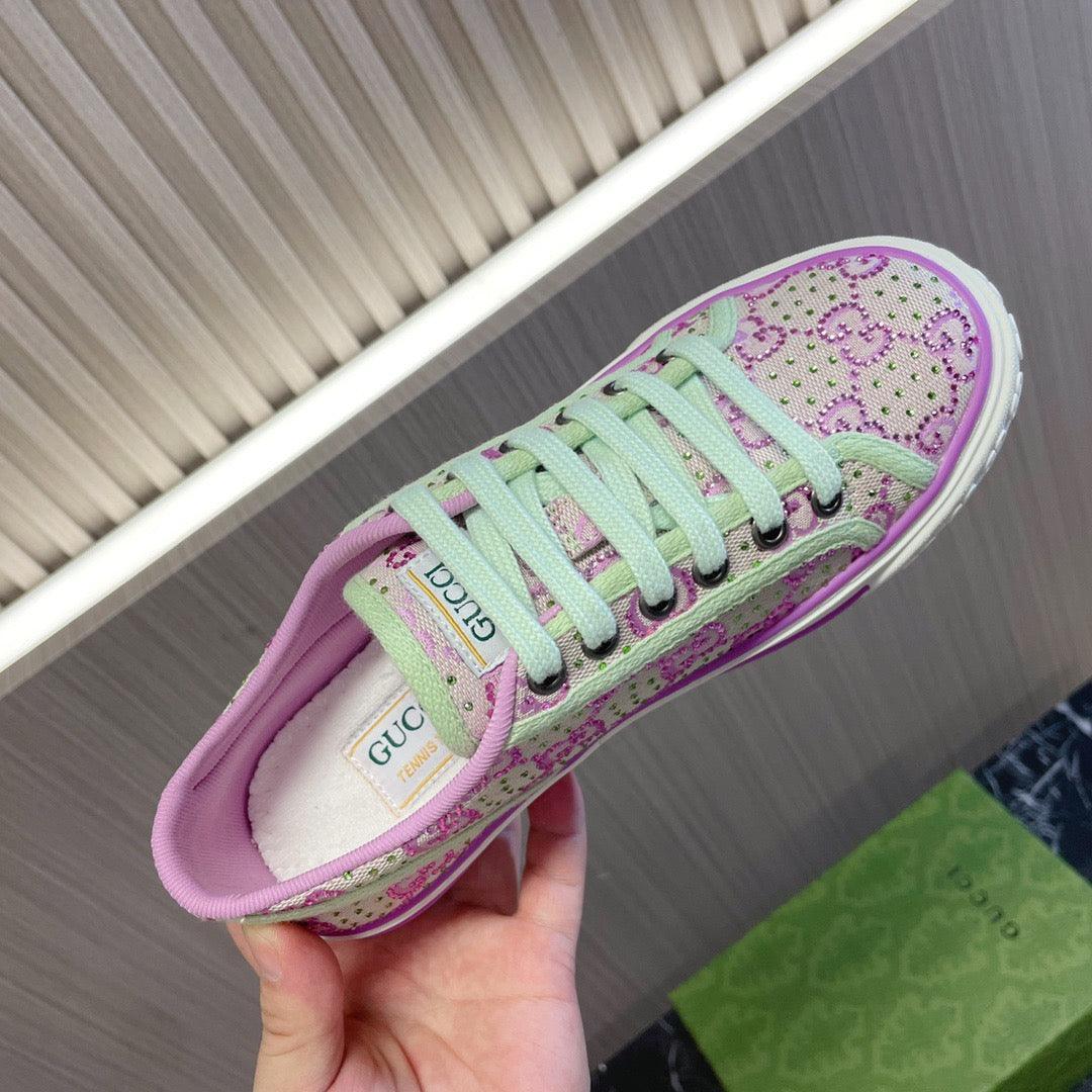 GCI Pink Tennis Sneakers-045 Designer Sneakers