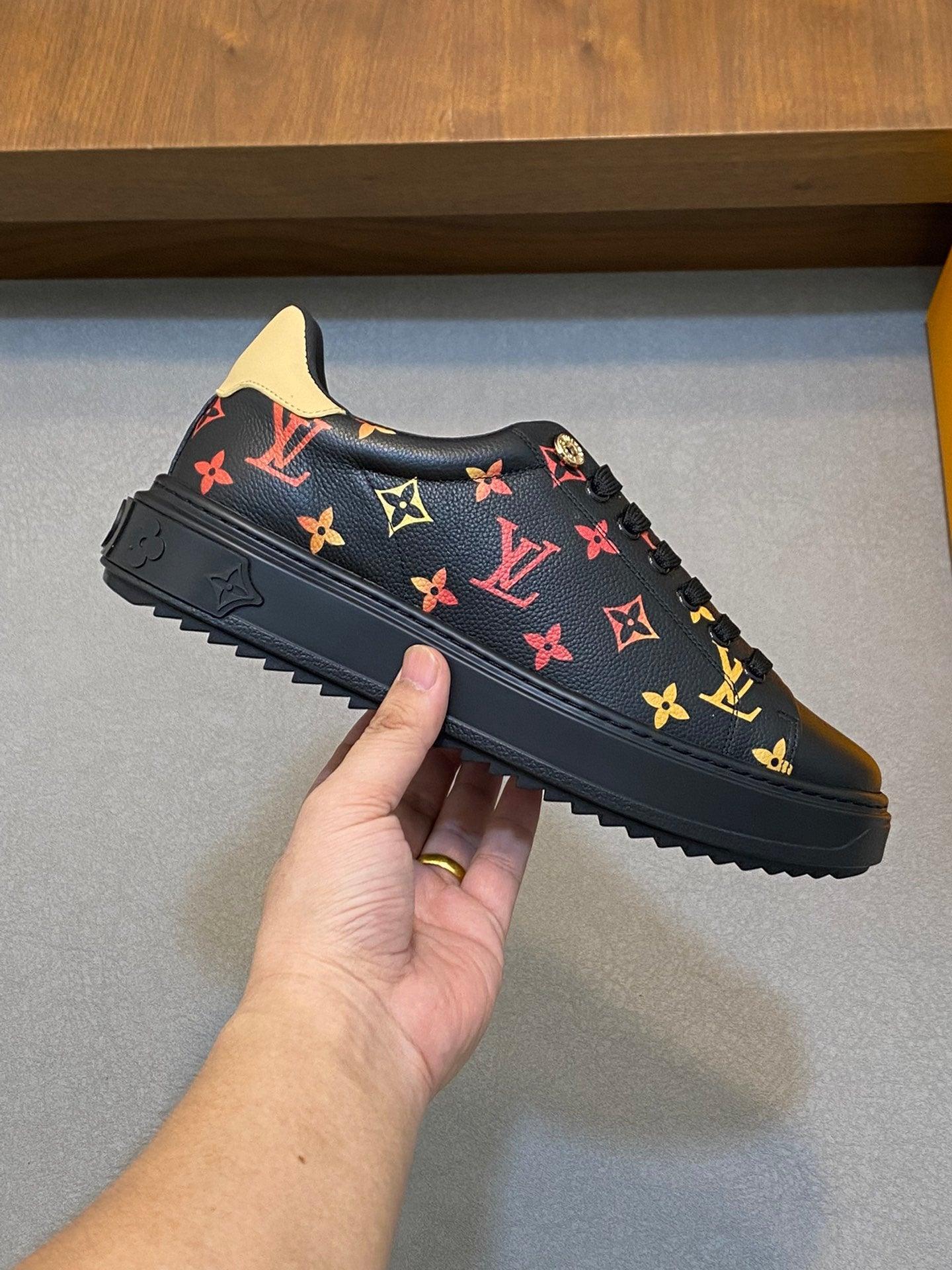 LUV Black Shoes for Men-141 Designer Sneakers