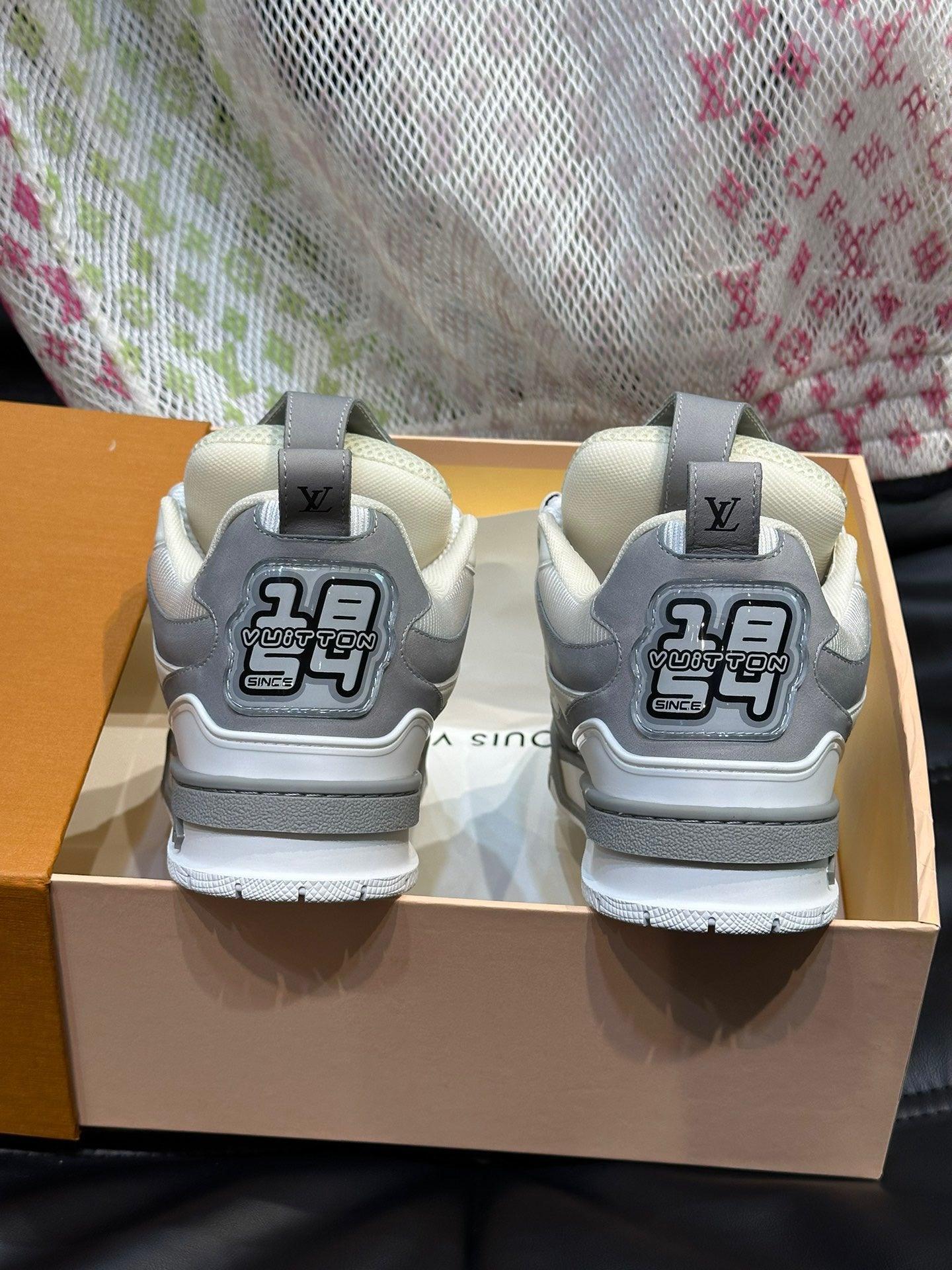 LUV Skate Grey Sneakers-091 Designer Sneakers