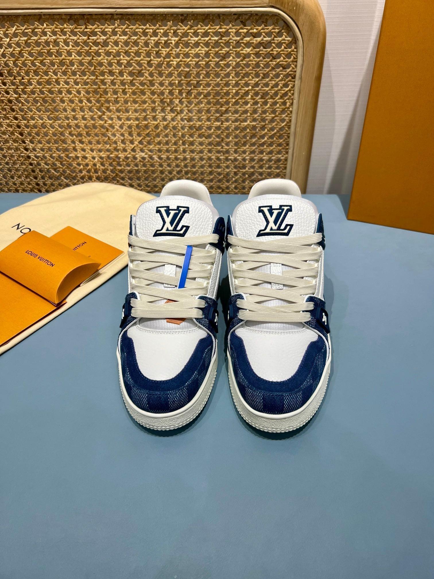 LUV Maxi Thick Blue Trainer Sneakers-073 Designer Sneakers