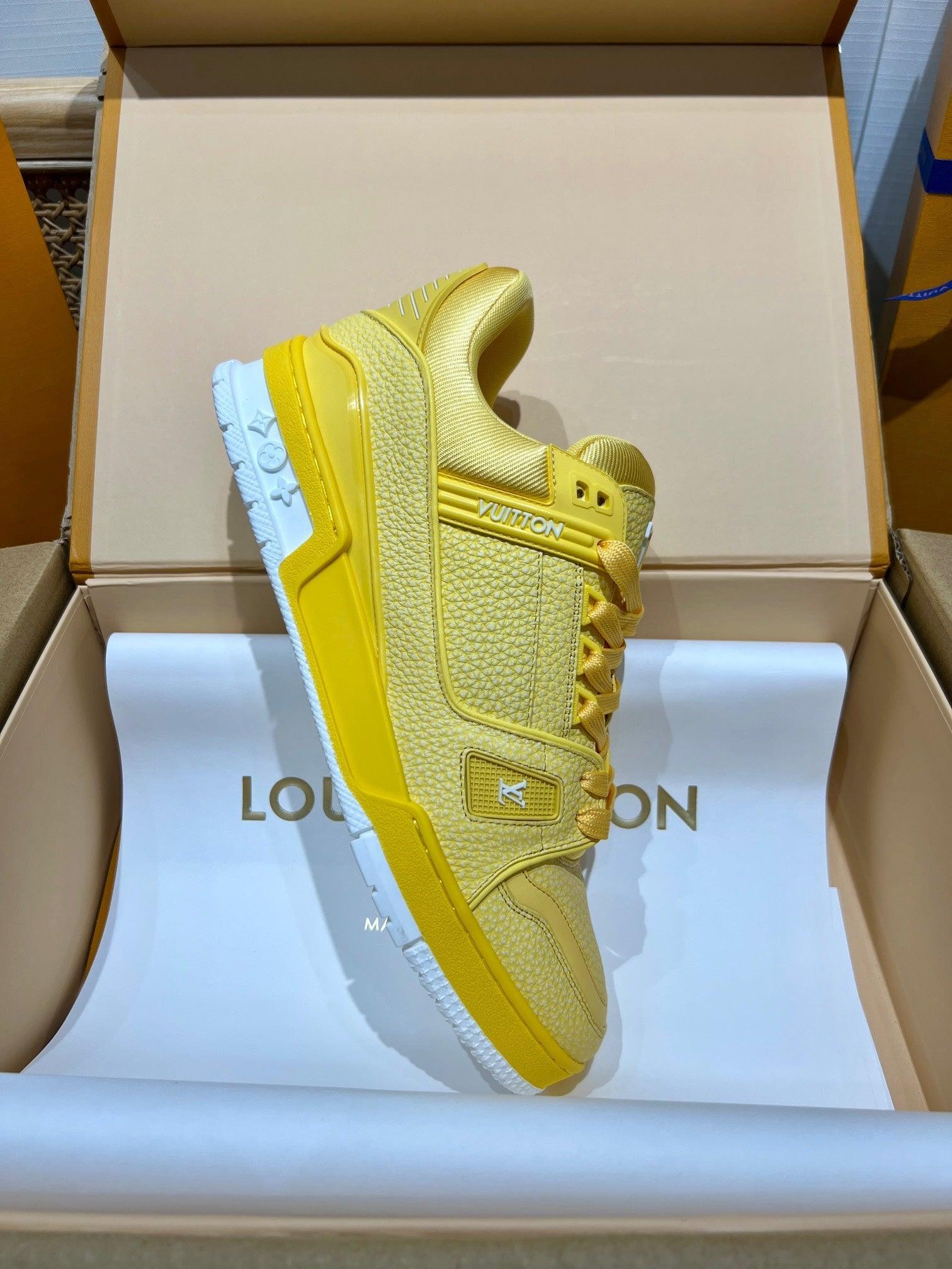 LUV Yellow Trainer Sneakers-080 Designer Sneakers