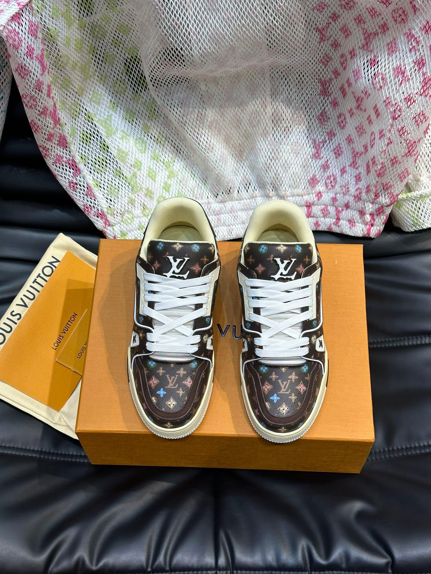 LUV Brown Trainer Sneakers-085 Designer Sneakers