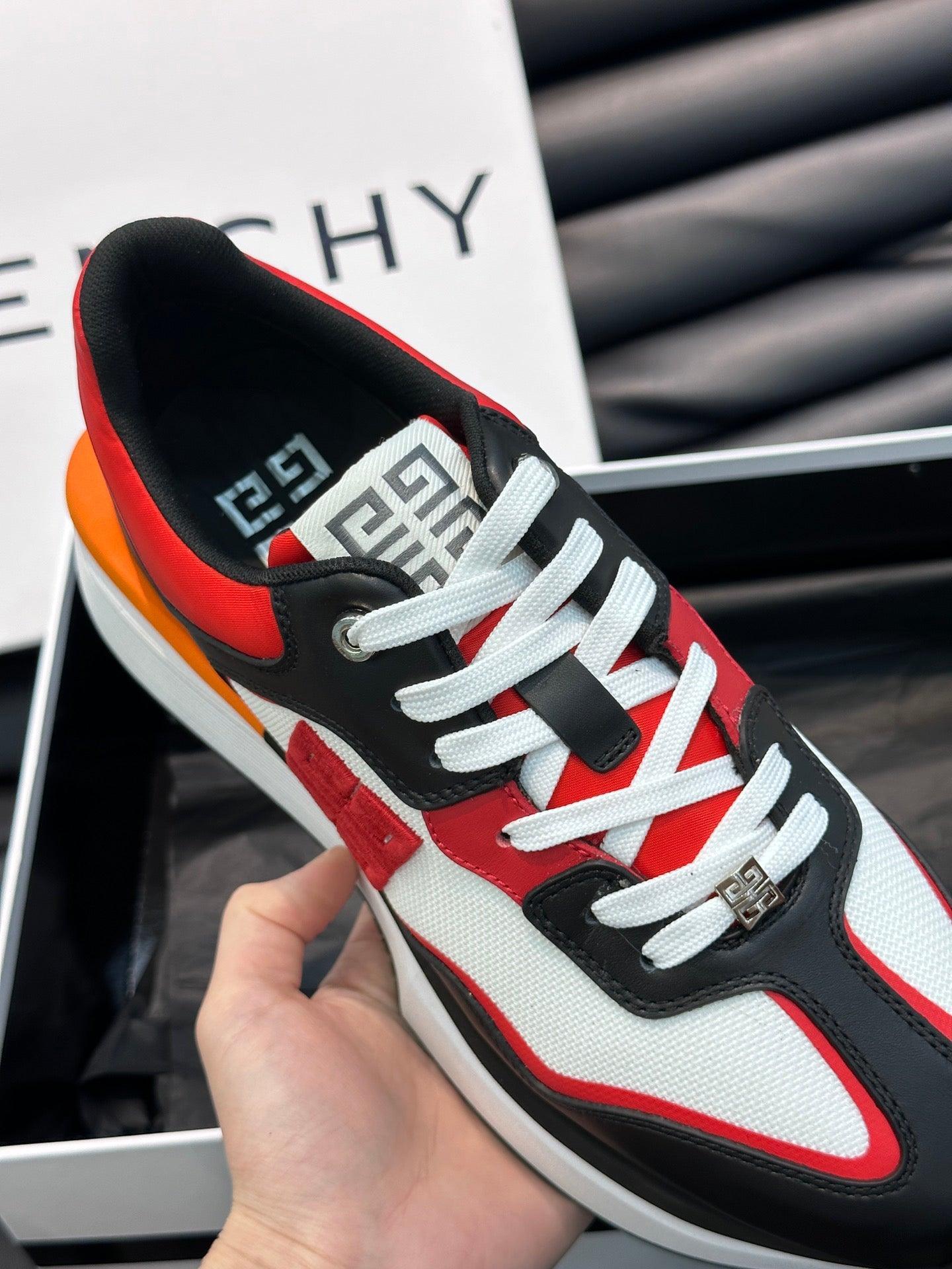 GVC Black and Red Sneakers-014 Designer Sneakers