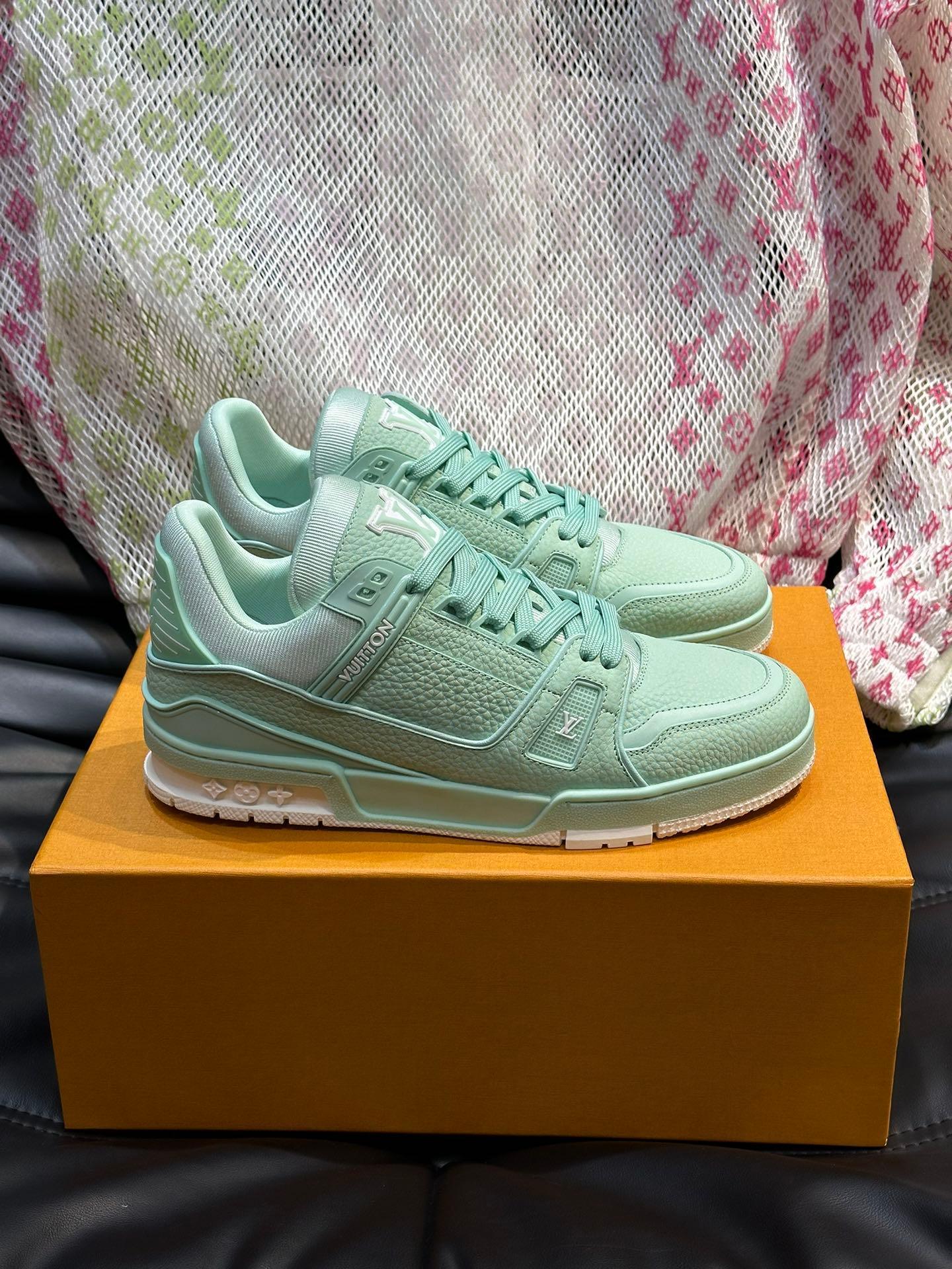 LUV Lime Green Trainer Sneakers-084 Designer Sneakers