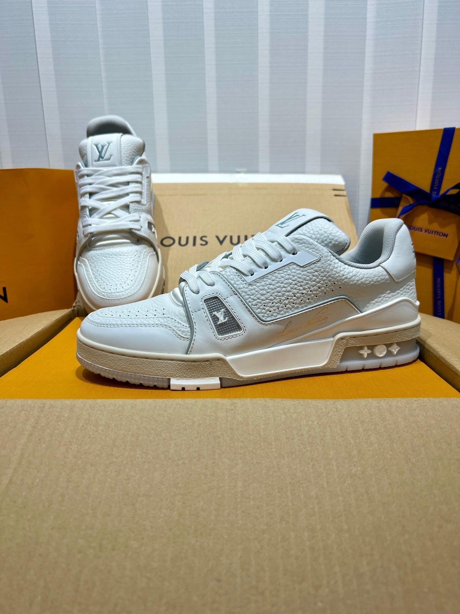 LUV White Trainer Sneakers-77 Designer Sneakers