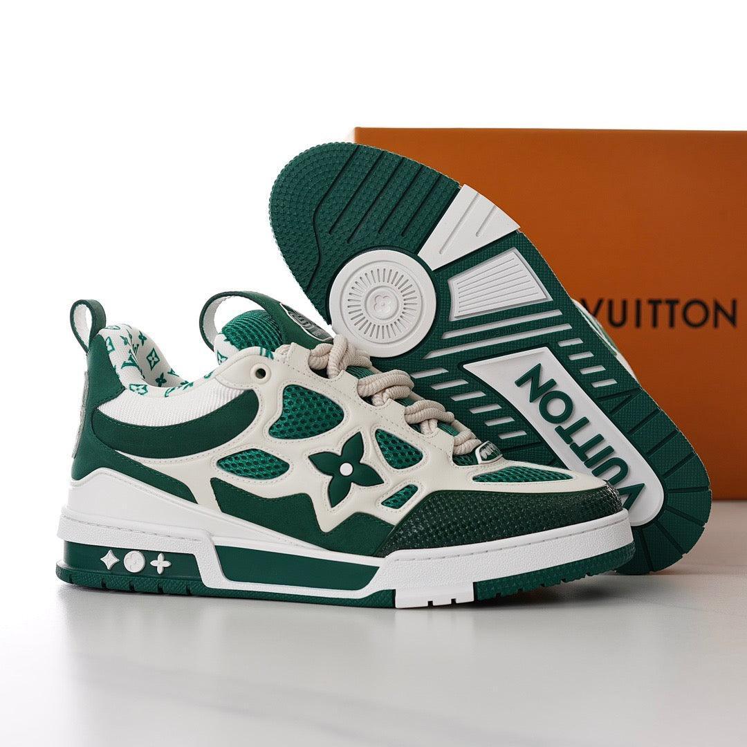 LUV Green Skate Sneakers-098 Designer Sneakers