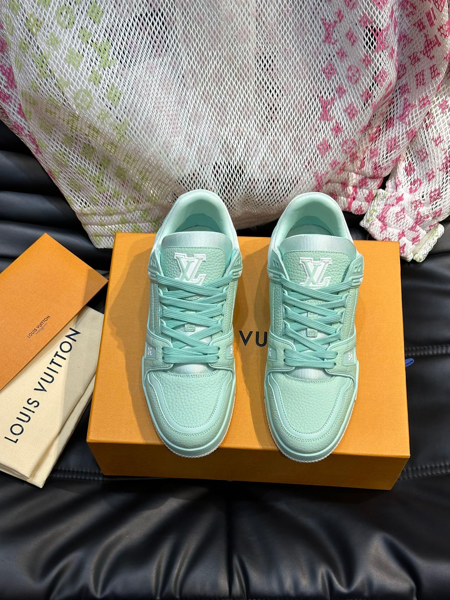 LUV Lime Green Trainer Sneakers-084 Designer Sneakers