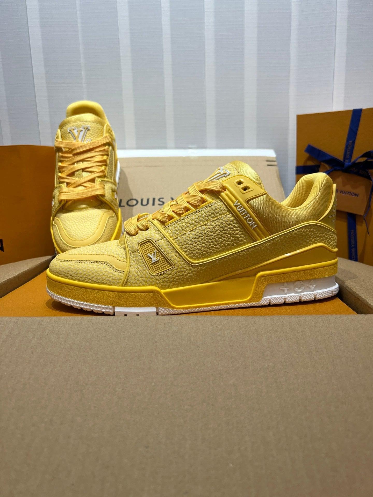 LUV Yellow Trainer Sneakers-080 Designer Sneakers