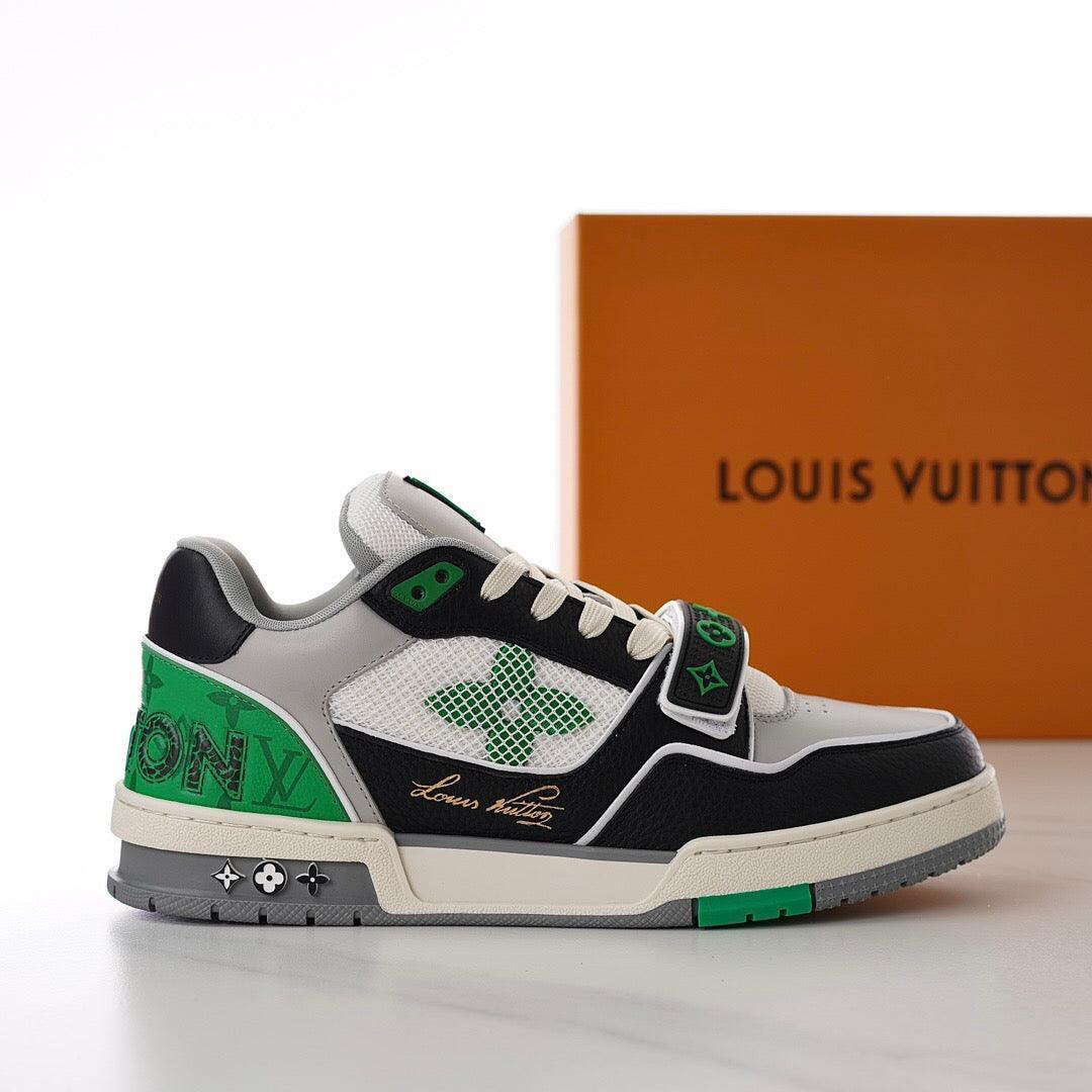 LUV Trainer Green Sneakers-093 Designer Sneakers