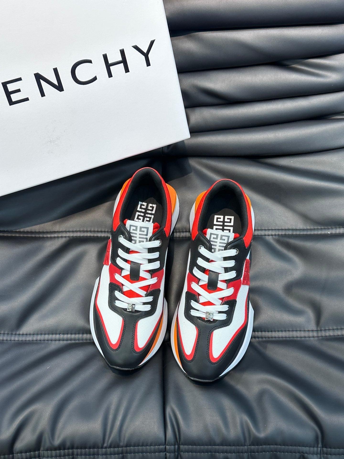 GVC Black and Red Sneakers-014 Designer Sneakers