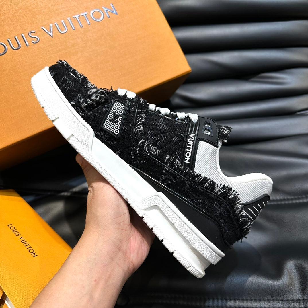 LUV Trainer Black Denim Sneakers -069 Designer Sneakers
