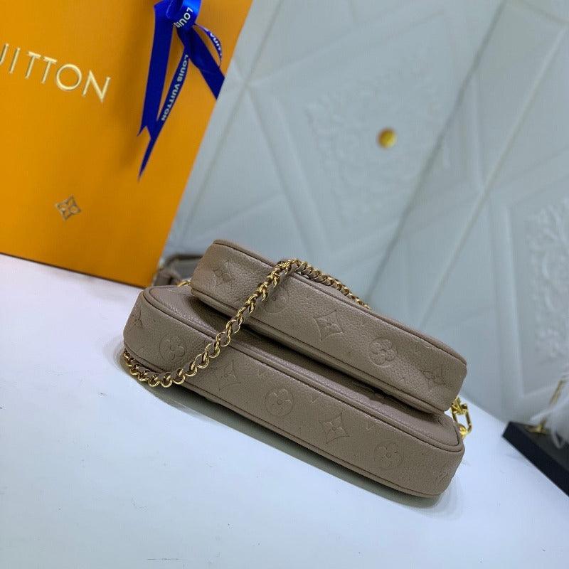 1984 - Multi Pochette Shoulder Bag Rosy brown - GoatLV