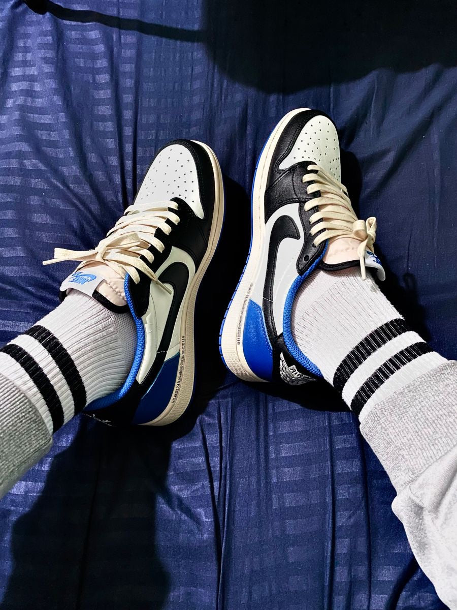 Custom Fragment x Travis Scott x Air Jordan 1 Low DM7866 140 luxurysteps