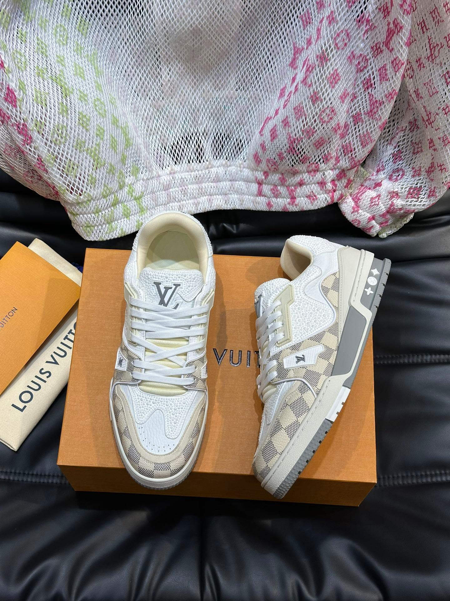 LUV Creme Trainer Sneakers-082 Designer Sneakers