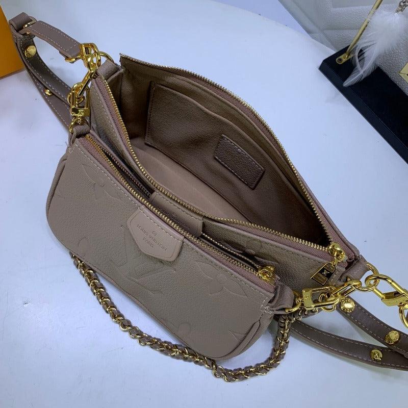 1984 - Multi Pochette Shoulder Bag Rosy brown - GoatLV
