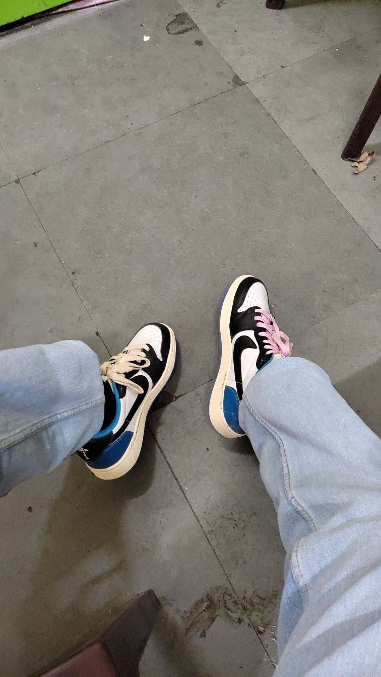 Custom Fragment x Travis Scott x Air Jordan 1 Low DM7866 140 luxurysteps