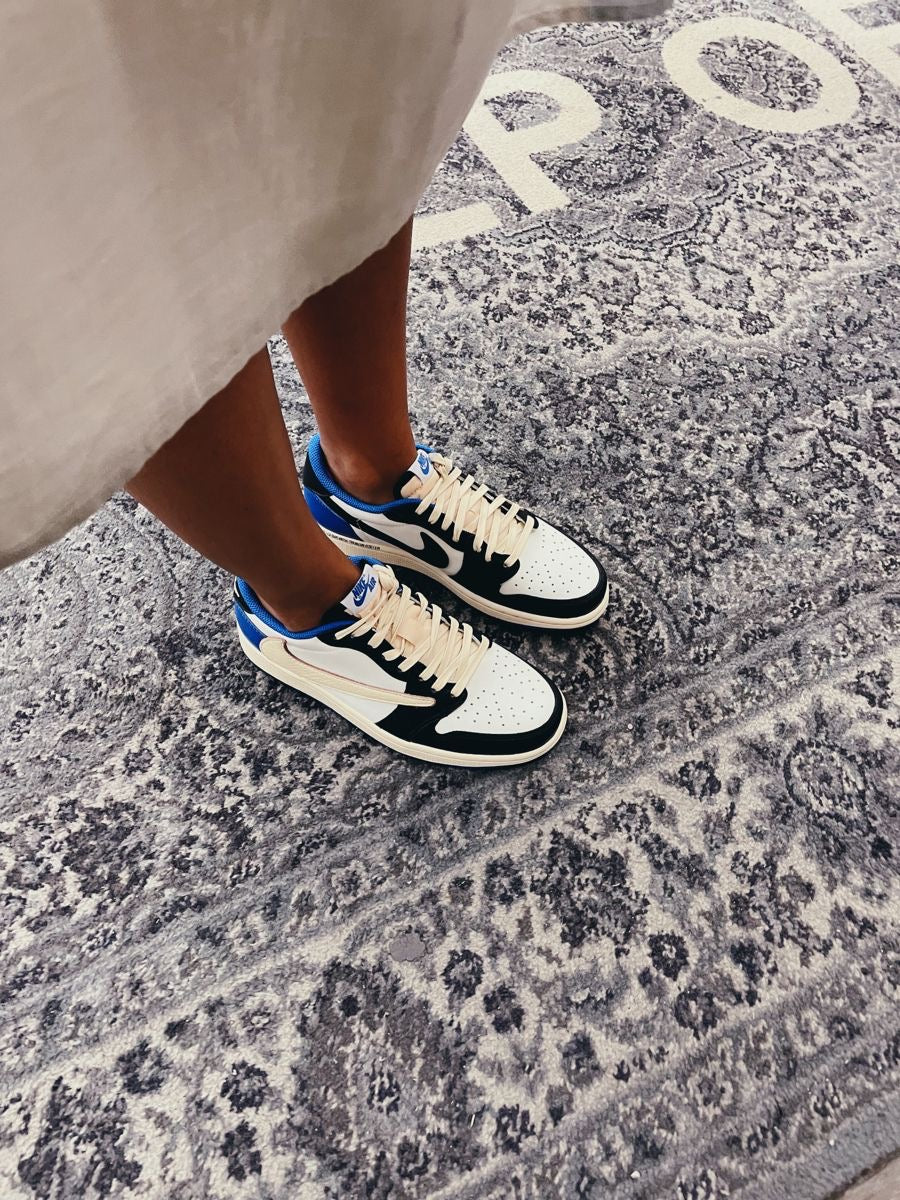Custom Fragment x Travis Scott x Air Jordan 1 Low DM7866 140 luxurysteps