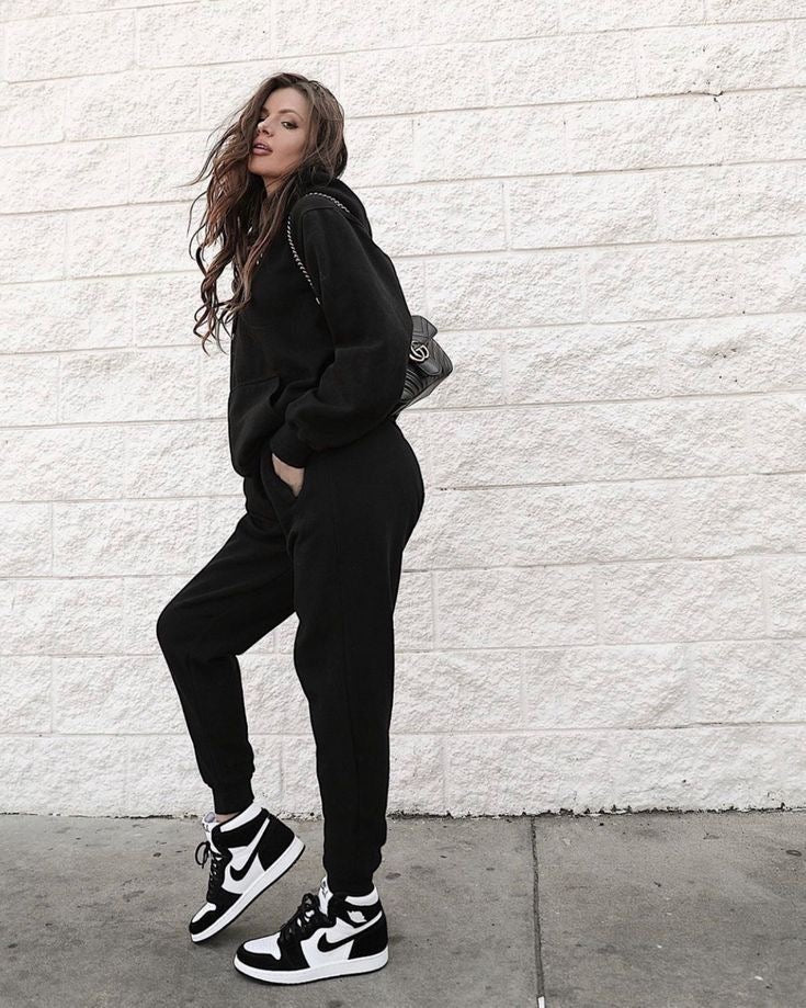 Custom Air Jordan 1 Black Retro High Q - sneakershuborg