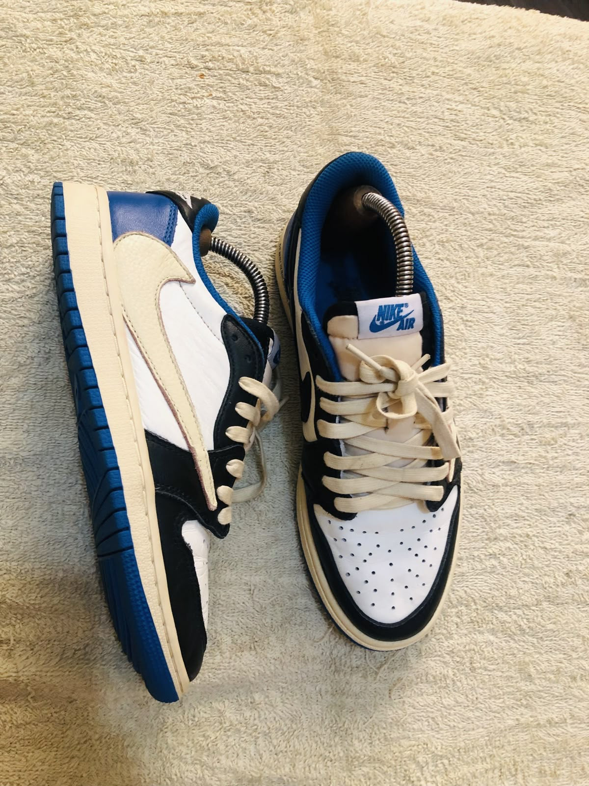 Custom Fragment x Travis Scott x Air Jordan 1 Low DM7866 140 luxurysteps