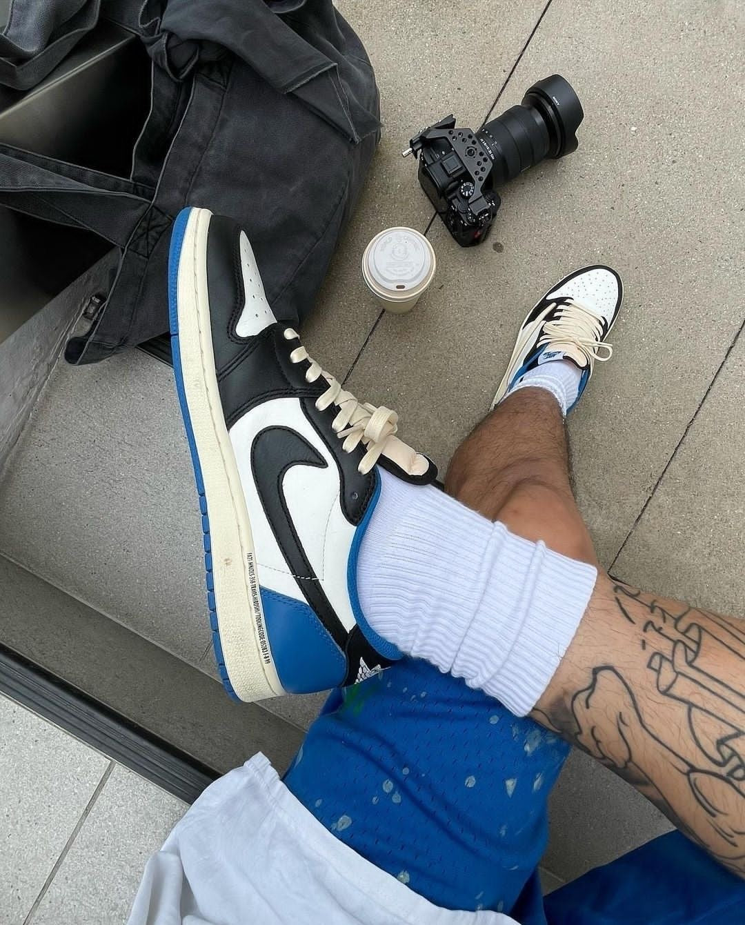 Custom Fragment x Travis Scott x Air Jordan 1 Low DM7866 140 luxurysteps