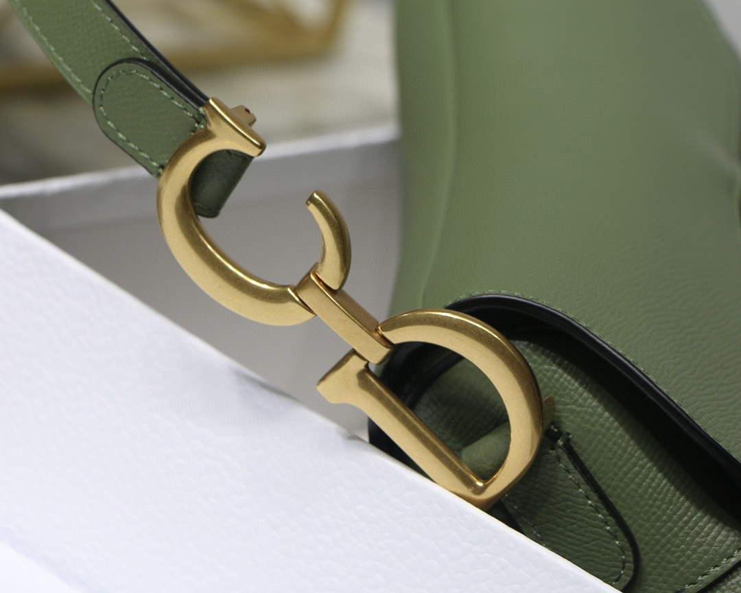 1984 - Saddle Bag 1984 Calfskin Bag Green - GoatLV