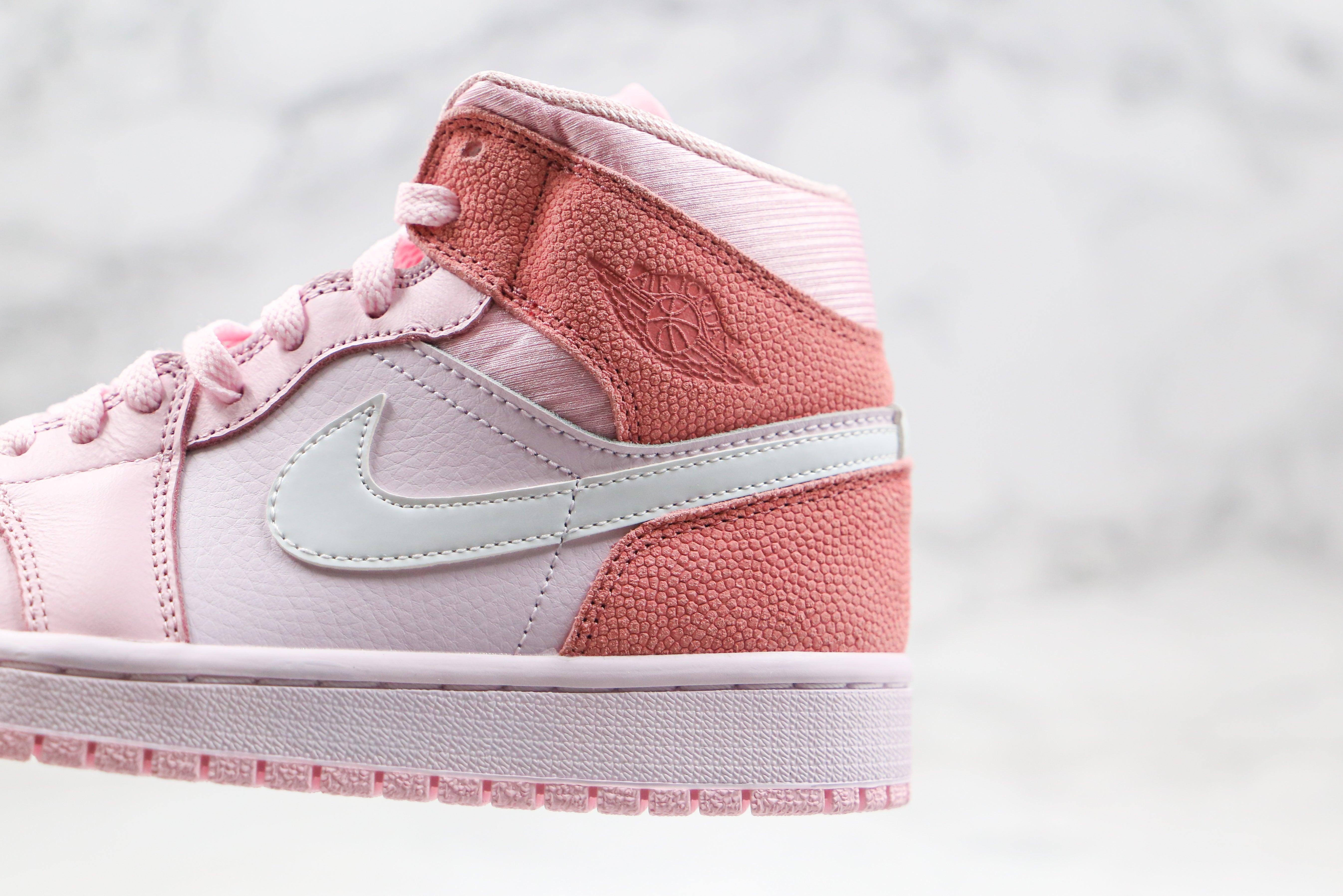 Custom Air Jordan 1 Mid Digital Pink High Q - sneakerhypesusa