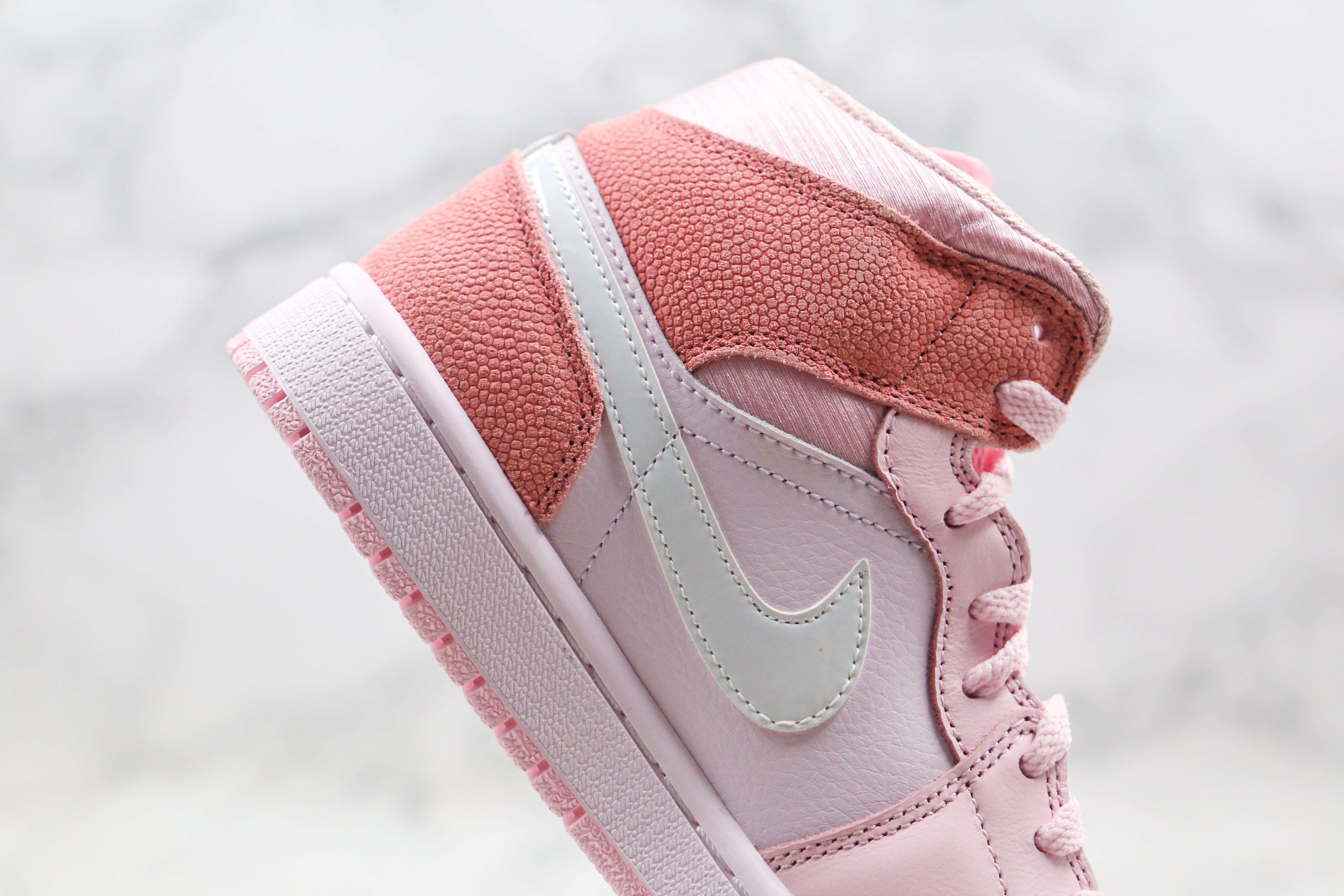 Custom Air Jordan 1 Mid Digital Pink High Q - sneakerhypesusa