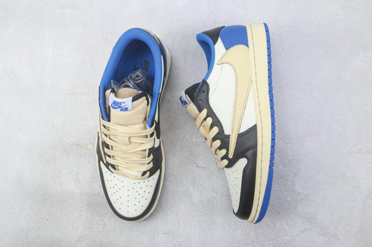 Custom Fragment x Travis Scott x Air Jordan 1 Low DM7866 140 - sneakershuborg
