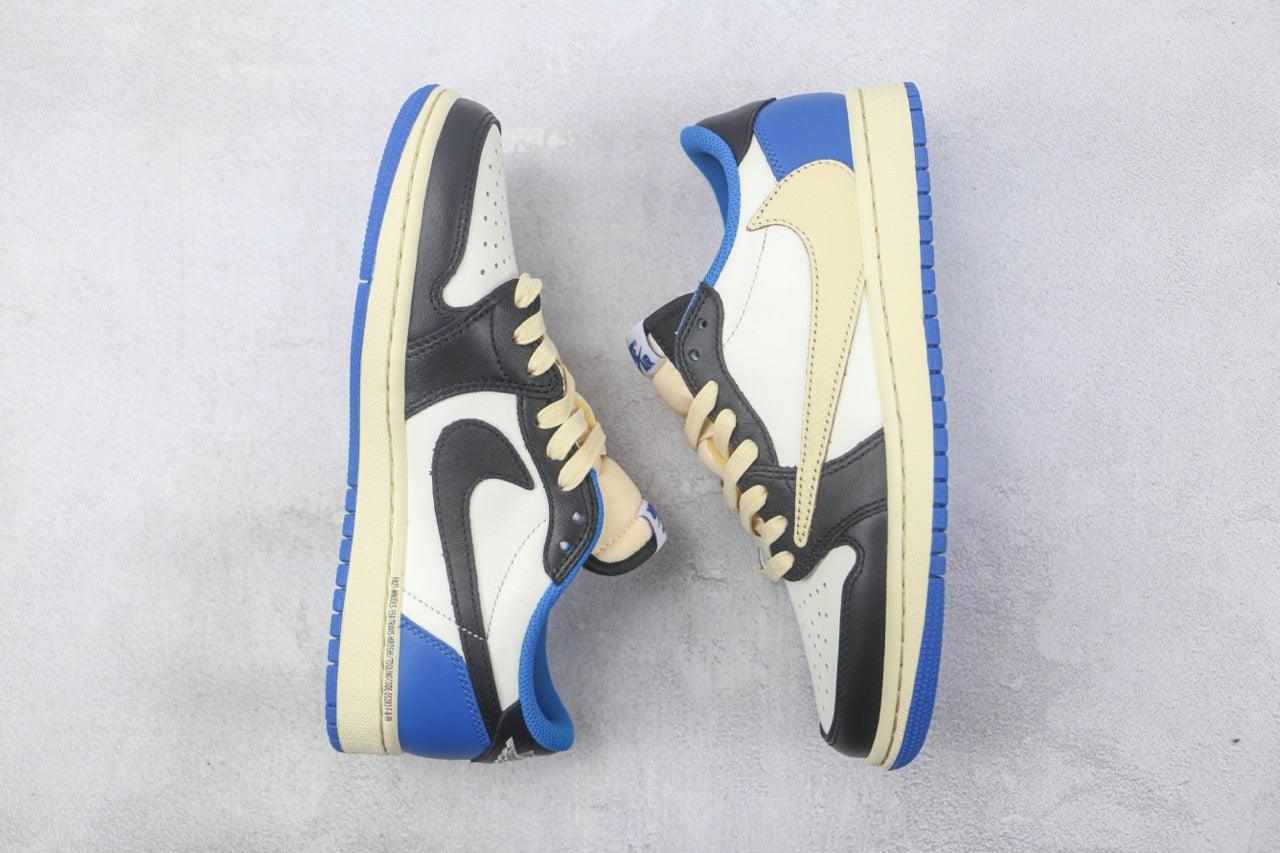 Custom Fragment x Travis Scott x Air Jordan 1 Low DM7866 140 - sneakershuborg