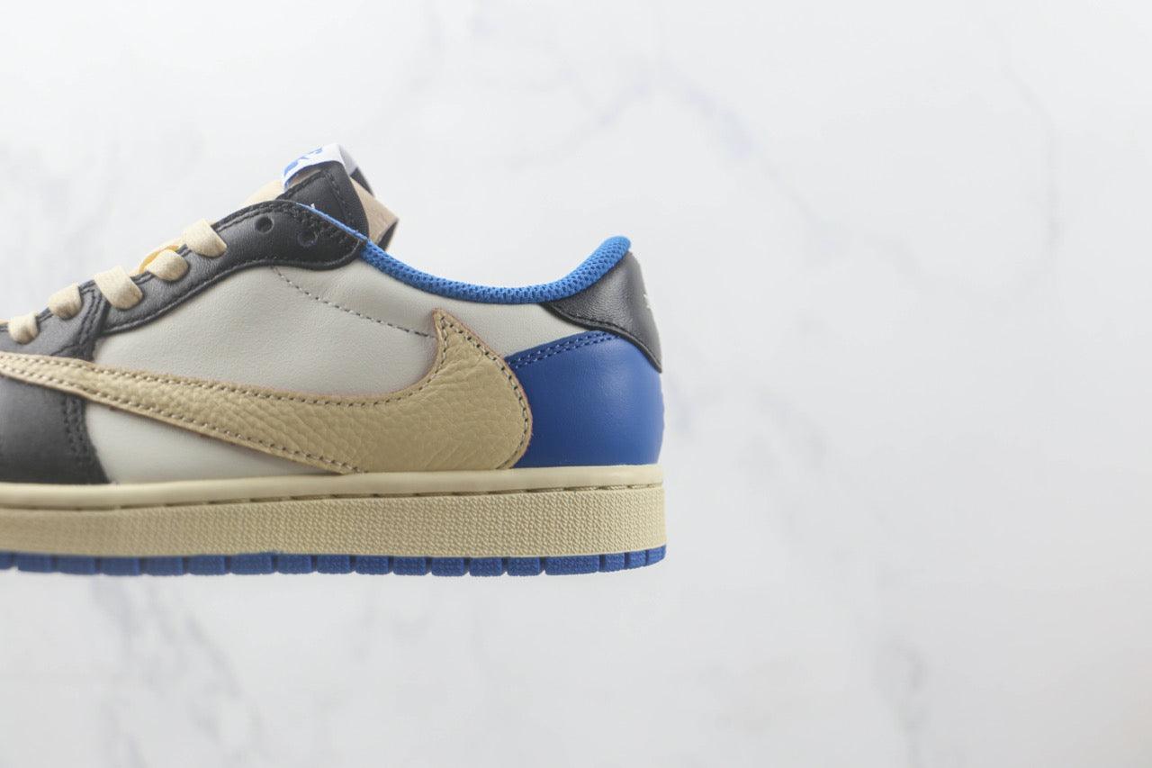 Custom Fragment x Travis Scott x Air Jordan 1 Low DM7866 140 - sneakershuborg